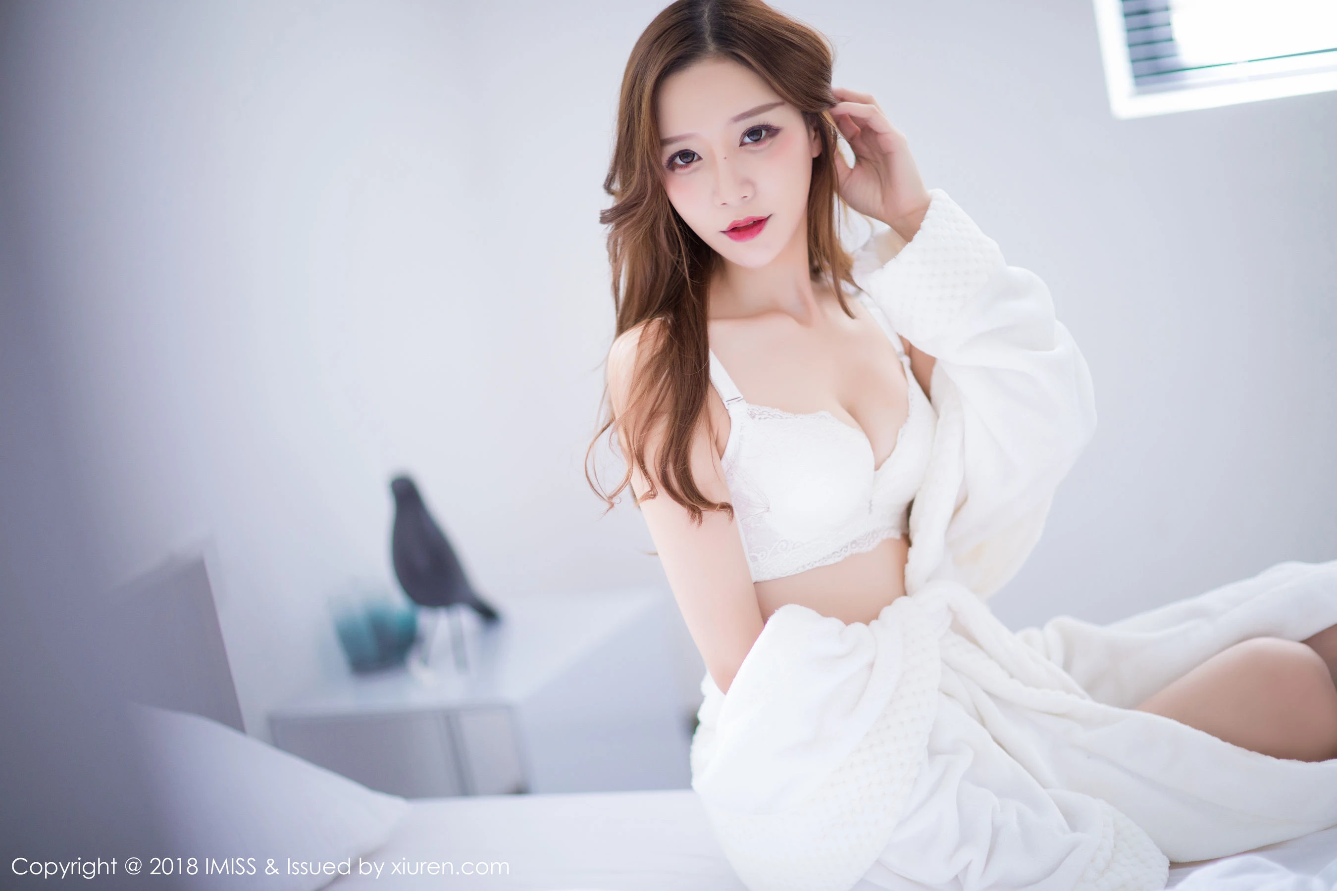 模特小琳《甜美新人》 爱蜜社IMiss Vol.233第11张