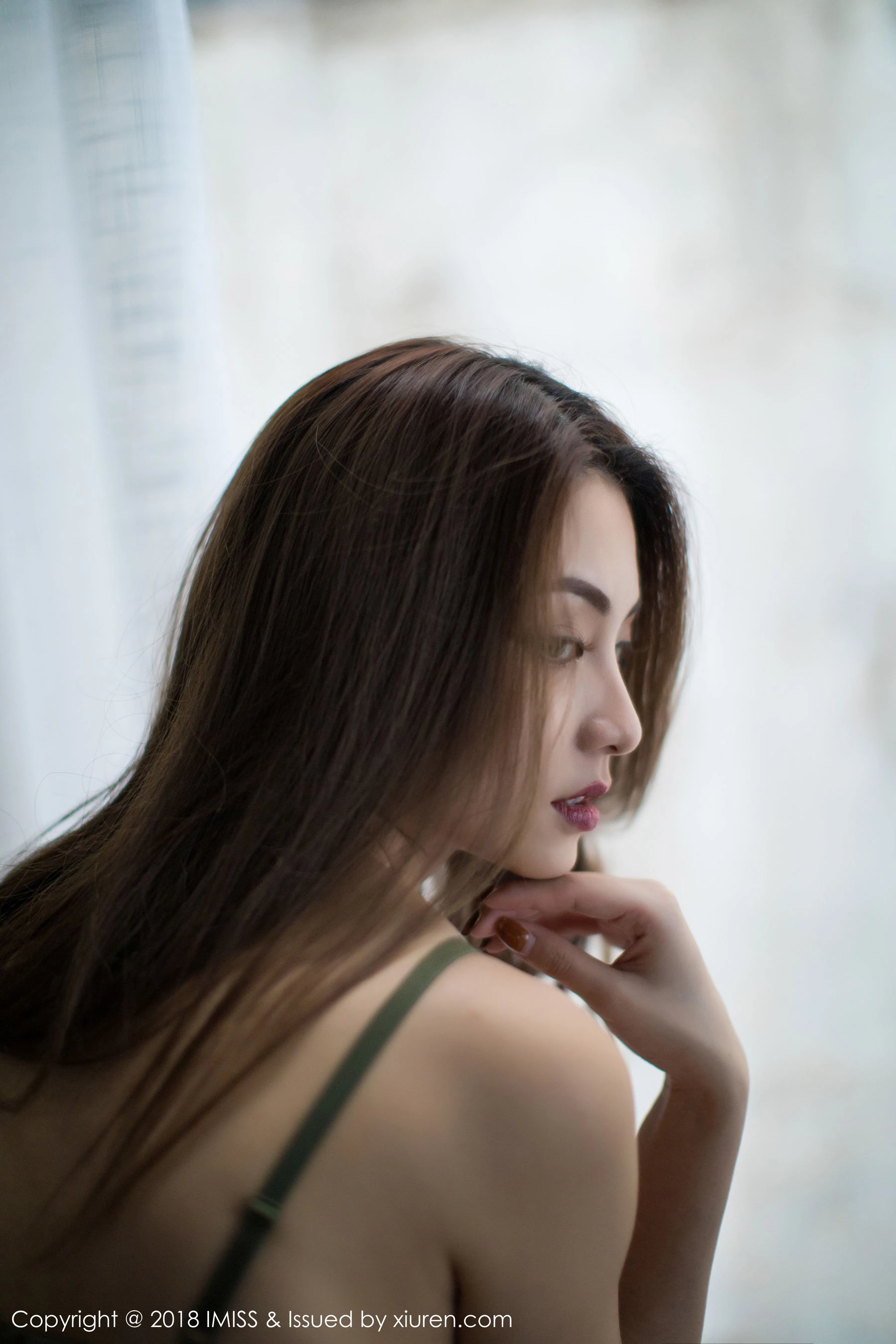 模特Arlie《丹凤双眼似水》 爱蜜社IMiss Vol.250第8张