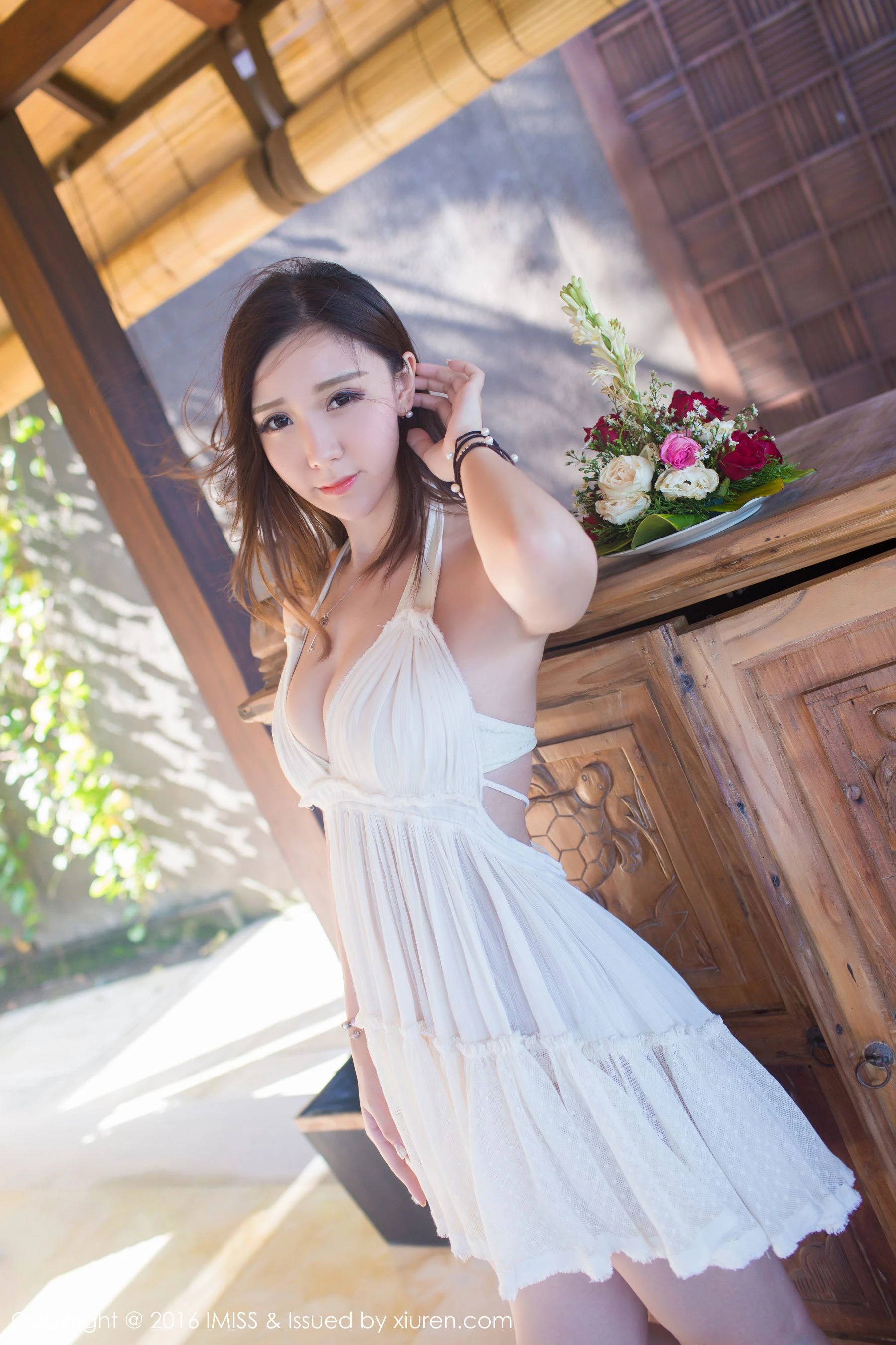 气质女神@淼淼萌萌哒《巴厘岛旅拍》 爱蜜社IMiss Vol.102第13张