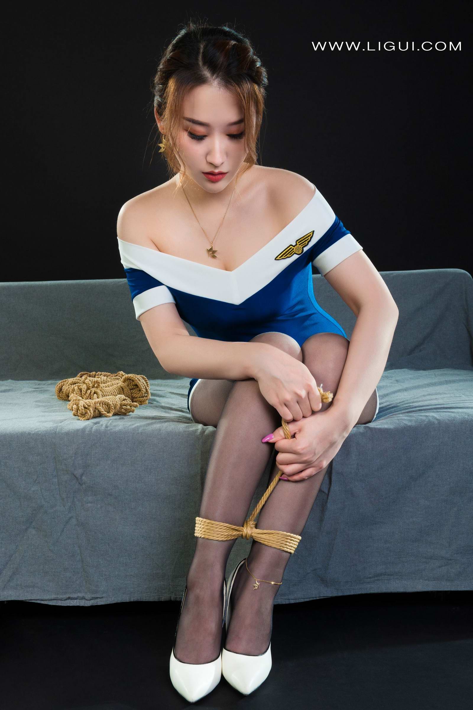 Ligui丽柜 2022.04.07 网络丽人 Model 淼淼第7张