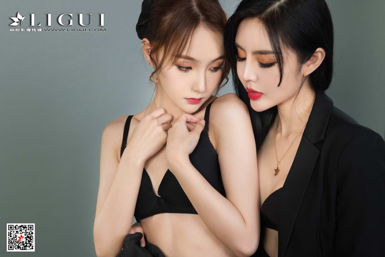 Ligui丽柜 2021.08.06 网络丽人 Model 凉儿&心心第7张