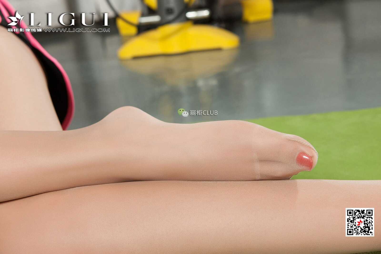 Model 足模楠楠《健身美足》 [丽柜Ligui] 写真集第10张