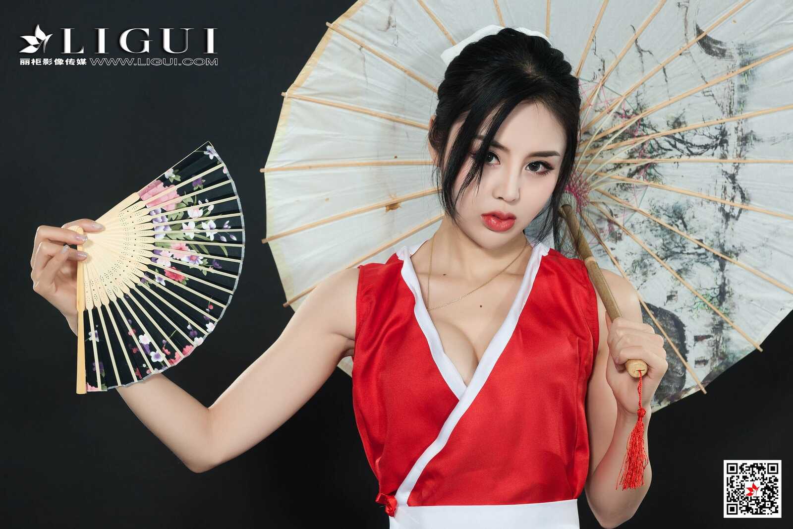 凉儿《不知火舞COS》 [丽柜Ligui] 写真集第3张