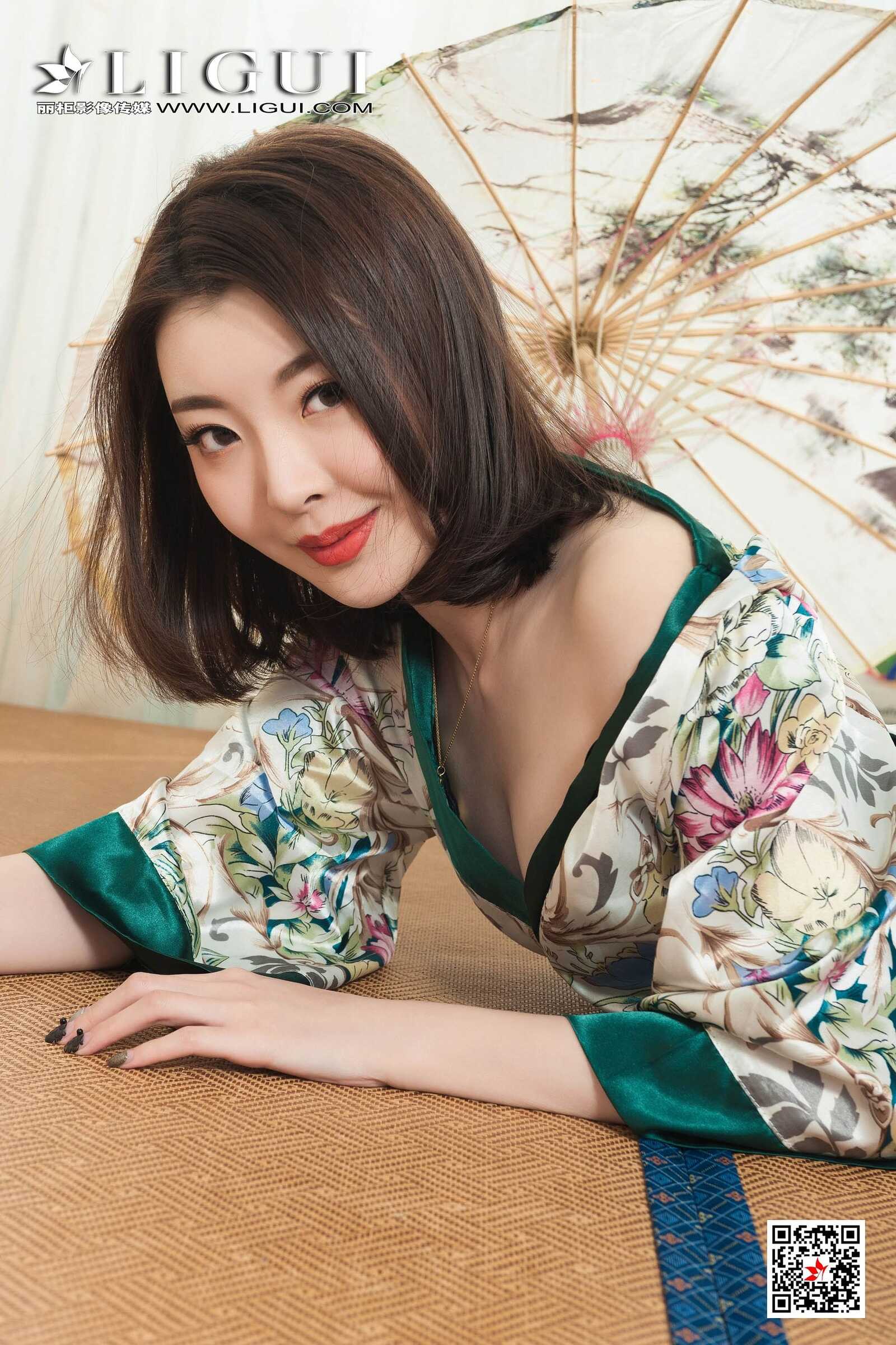 模特思航《古典和服美人》 [丽柜Ligui] 写真集第15张