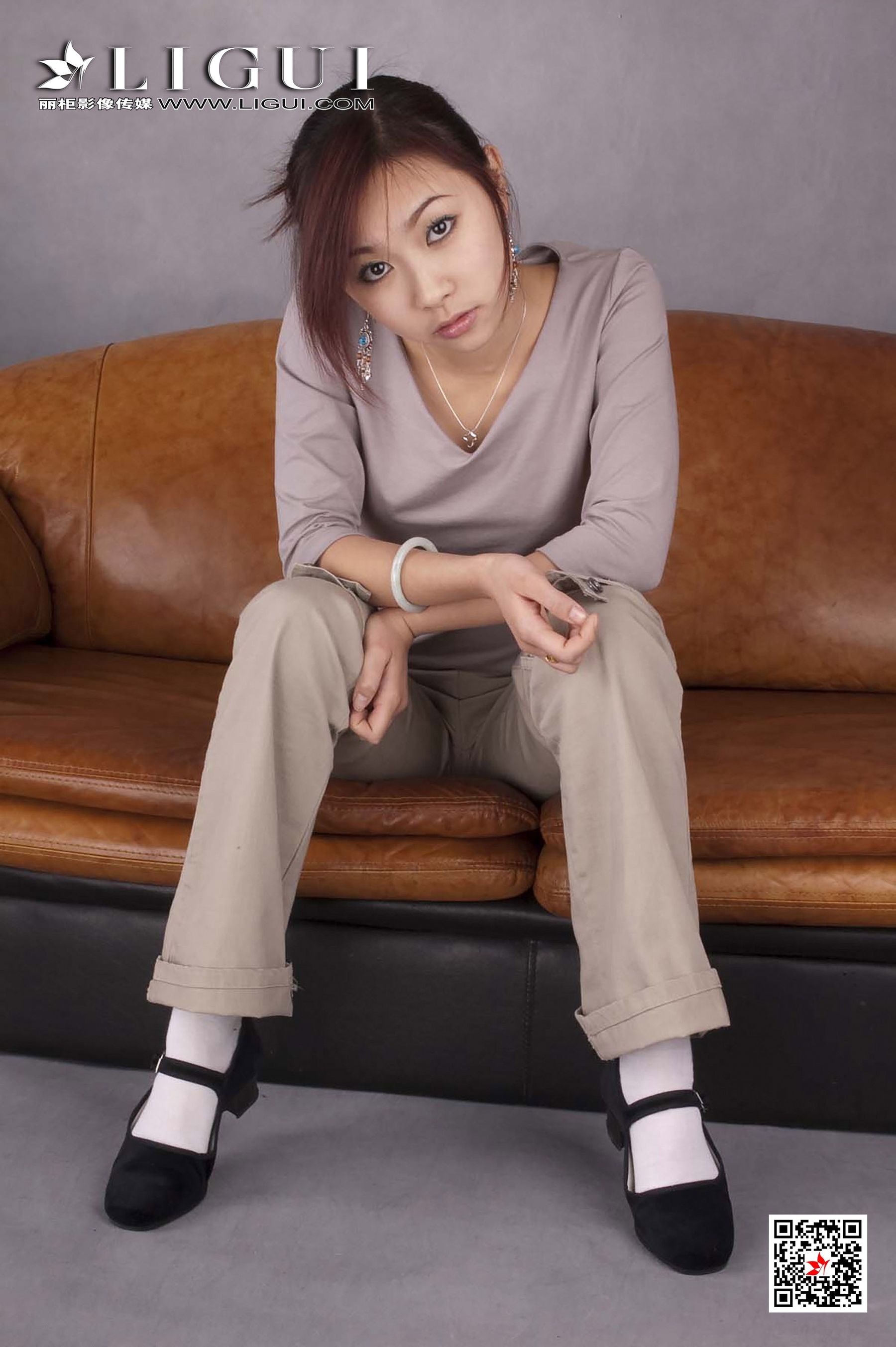 雅诗《复古美脚》 [丽柜Ligui] 网络丽人 写真集第15张