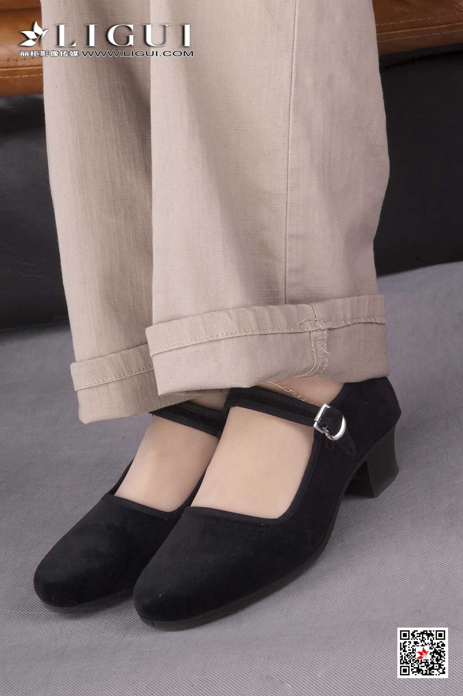 雅诗《复古美脚》 [丽柜Ligui] 网络丽人 写真集第14张