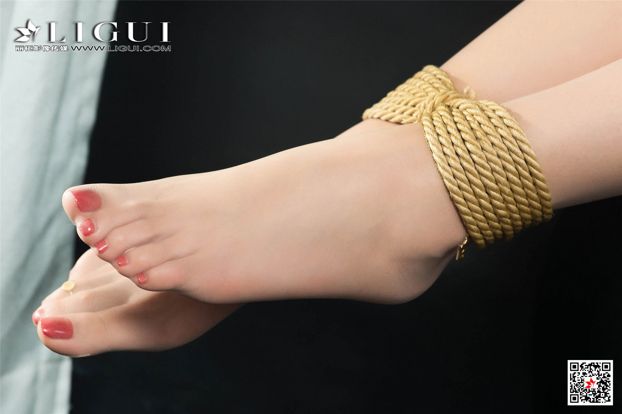 Model 允娜《OL绳艺捆绑》 [丽柜美束LIGUI] 网络丽人第2张