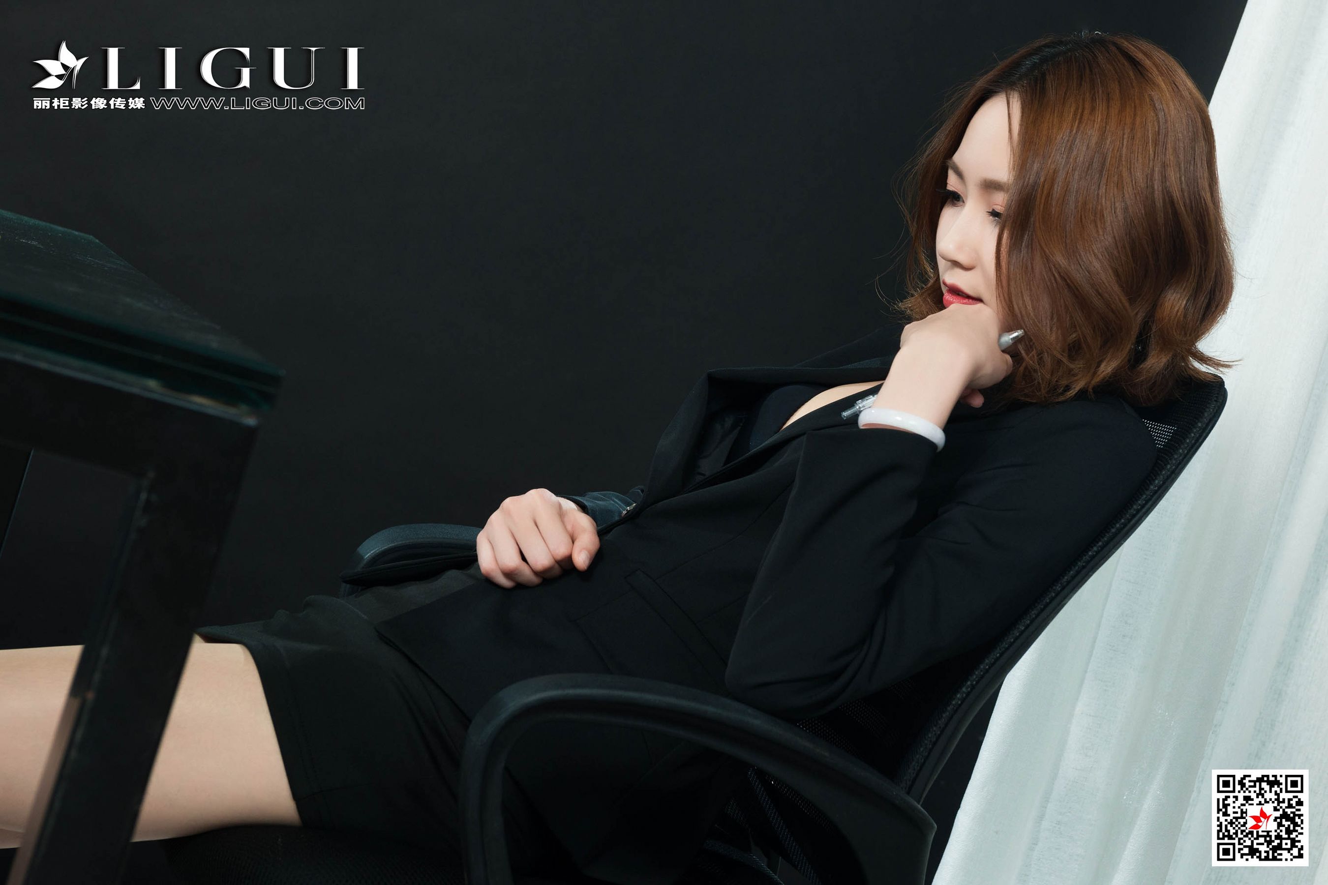 腿模RITA《肉丝袜长腿丽人》 [丽柜LiGui] 写真集第2张