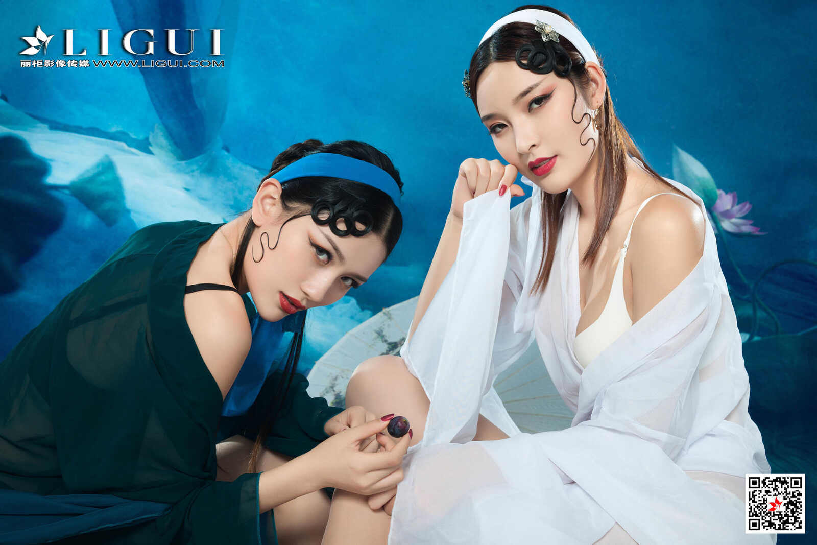 甜甜&amp;amp;雪糕《京剧丝袜姐妹花》 [丽柜Ligui] 写真第9张