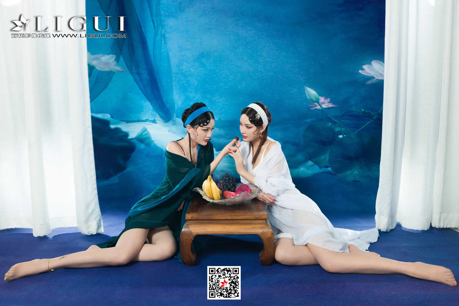 甜甜&amp;amp;雪糕《京剧丝袜姐妹花》 [丽柜Ligui] 写真第5张