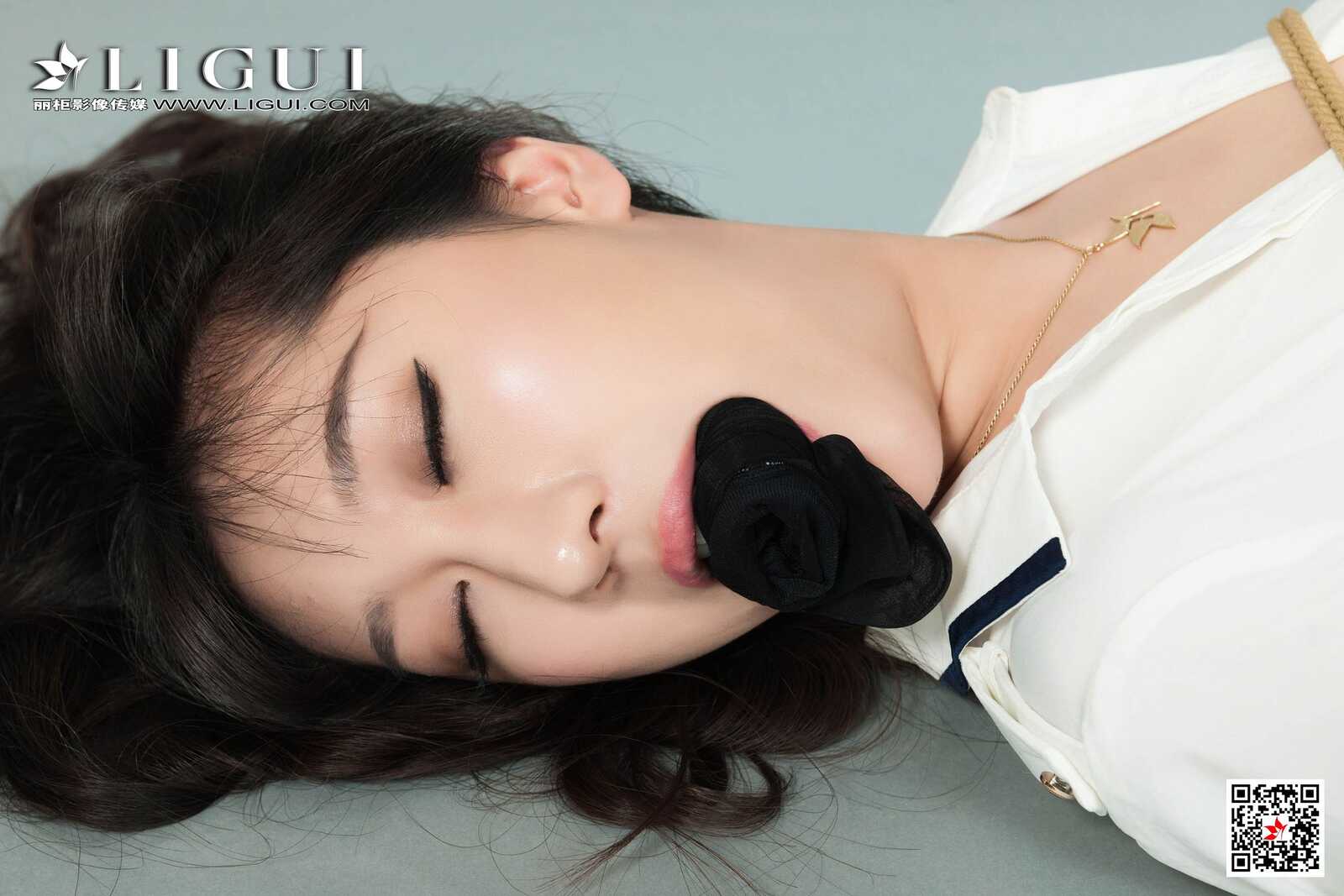 轩轩《黑丝OL捆绑绳艺》 [丽柜Ligui] 写真集第4张