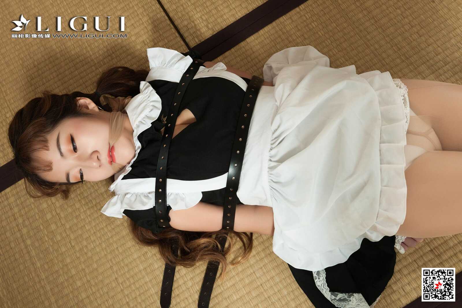 汐汐《丝袜女仆捆绑》 [丽柜美束Ligui] 写真集第10张