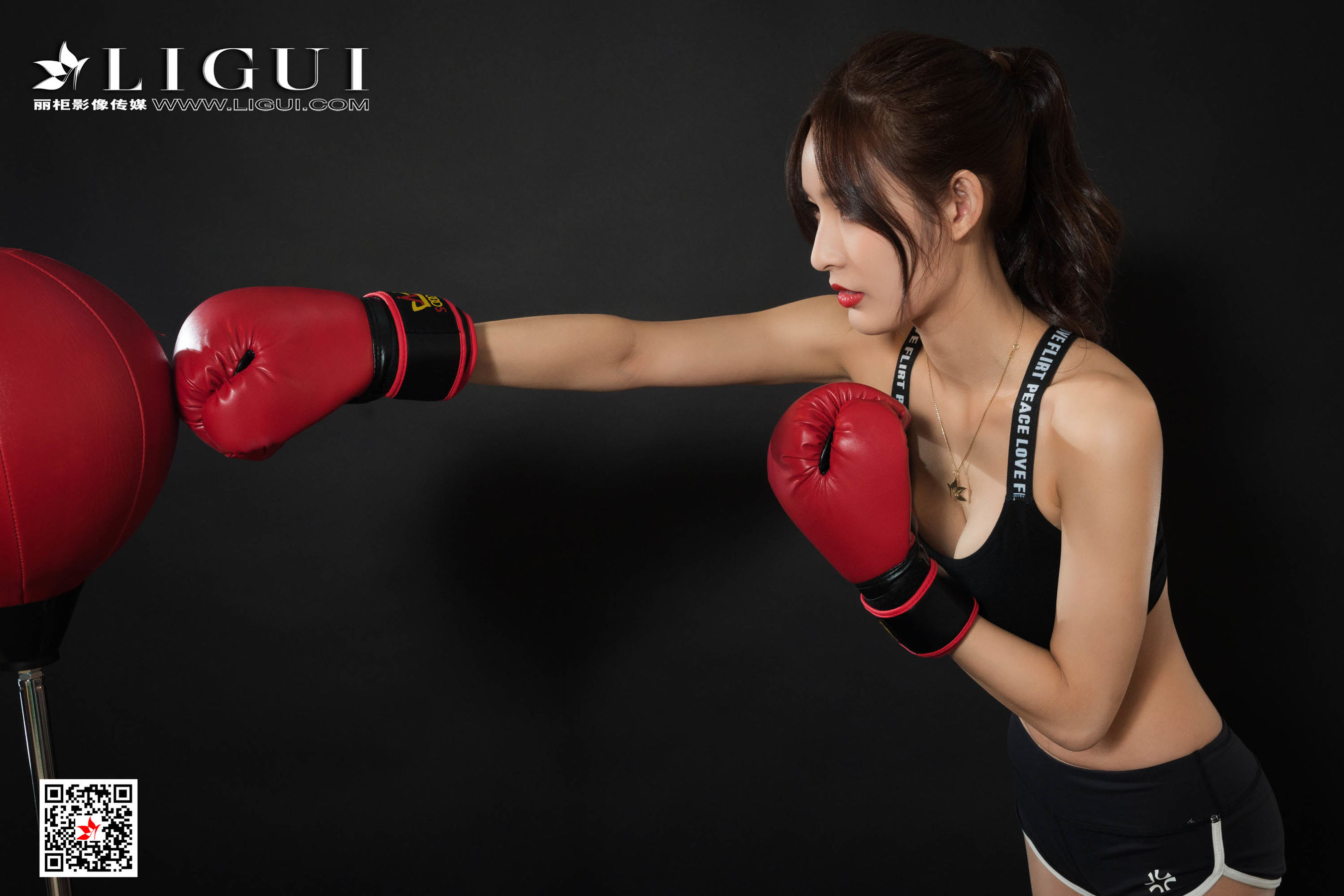 腿模雪糕《拳击丝足少女》 [丽柜Ligui] 网络丽人第15张