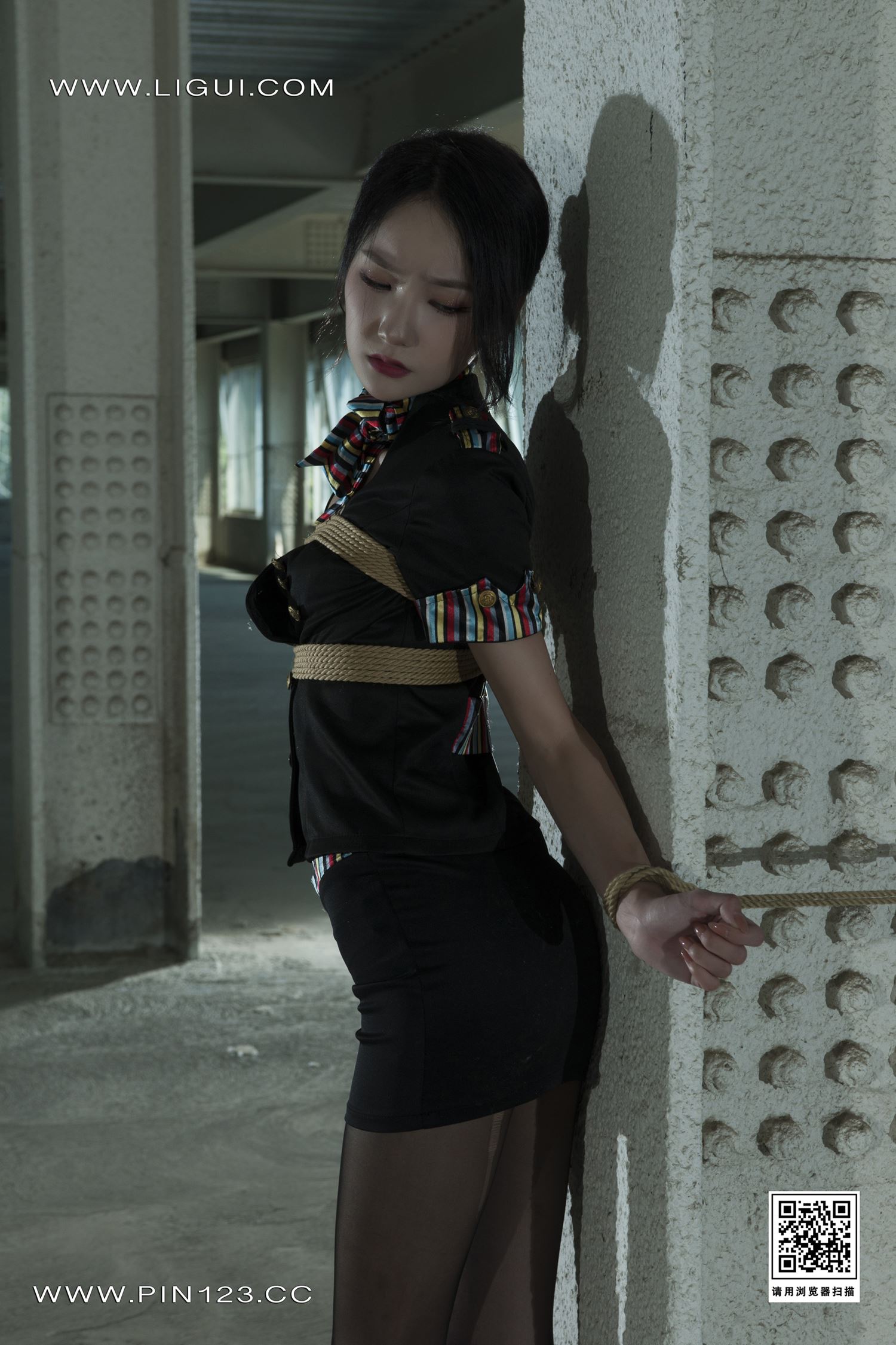 [Ligui丽柜]2022.09.02 劫持空姐 心心第18张