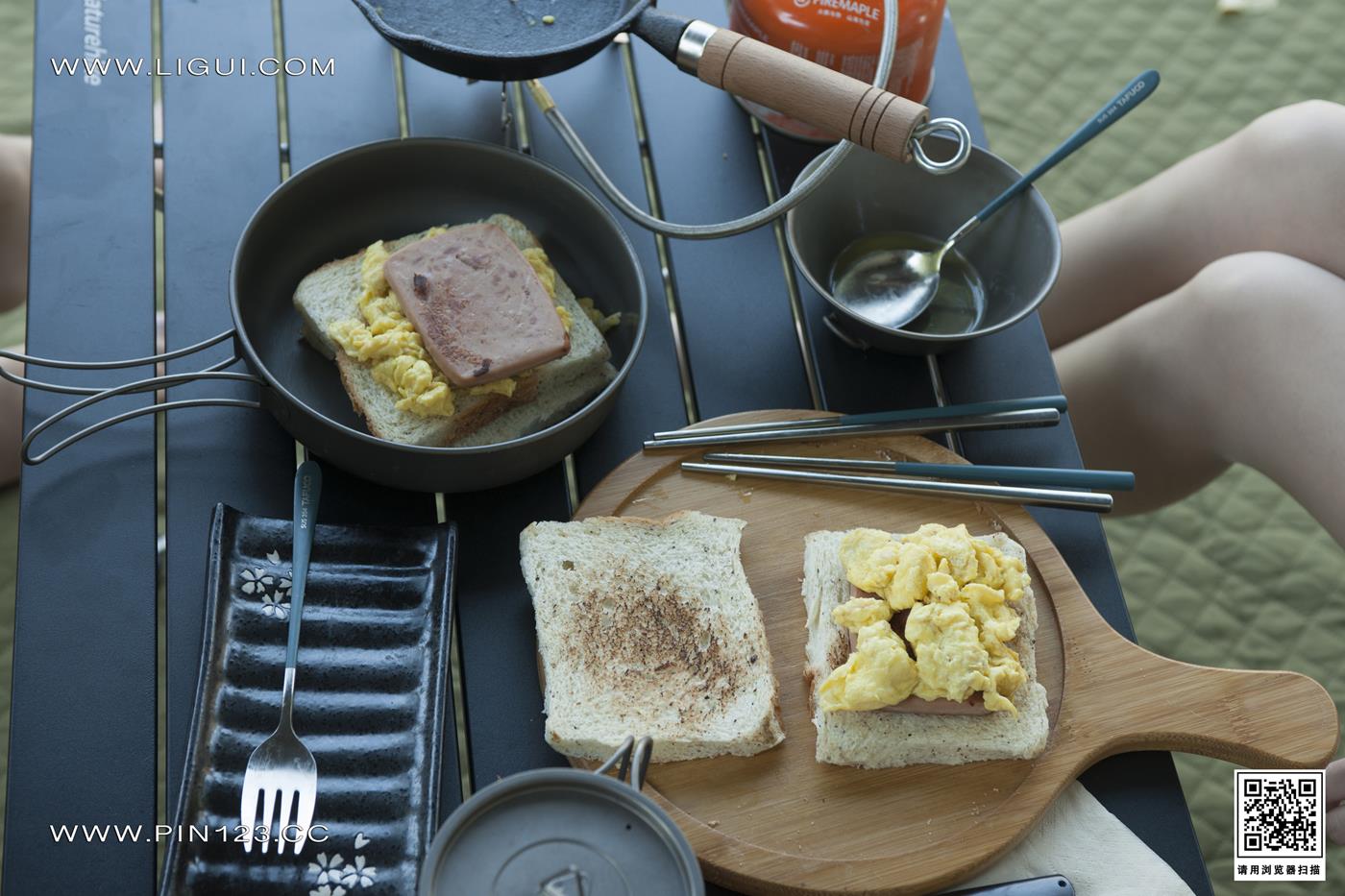 [Ligui丽柜]2022.10.28 香丝露营 兔子＆Vicky第20张