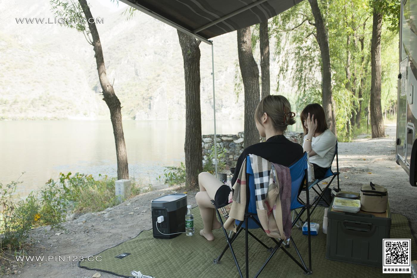 [Ligui丽柜]2022.10.28 香丝露营 兔子＆Vicky第2张