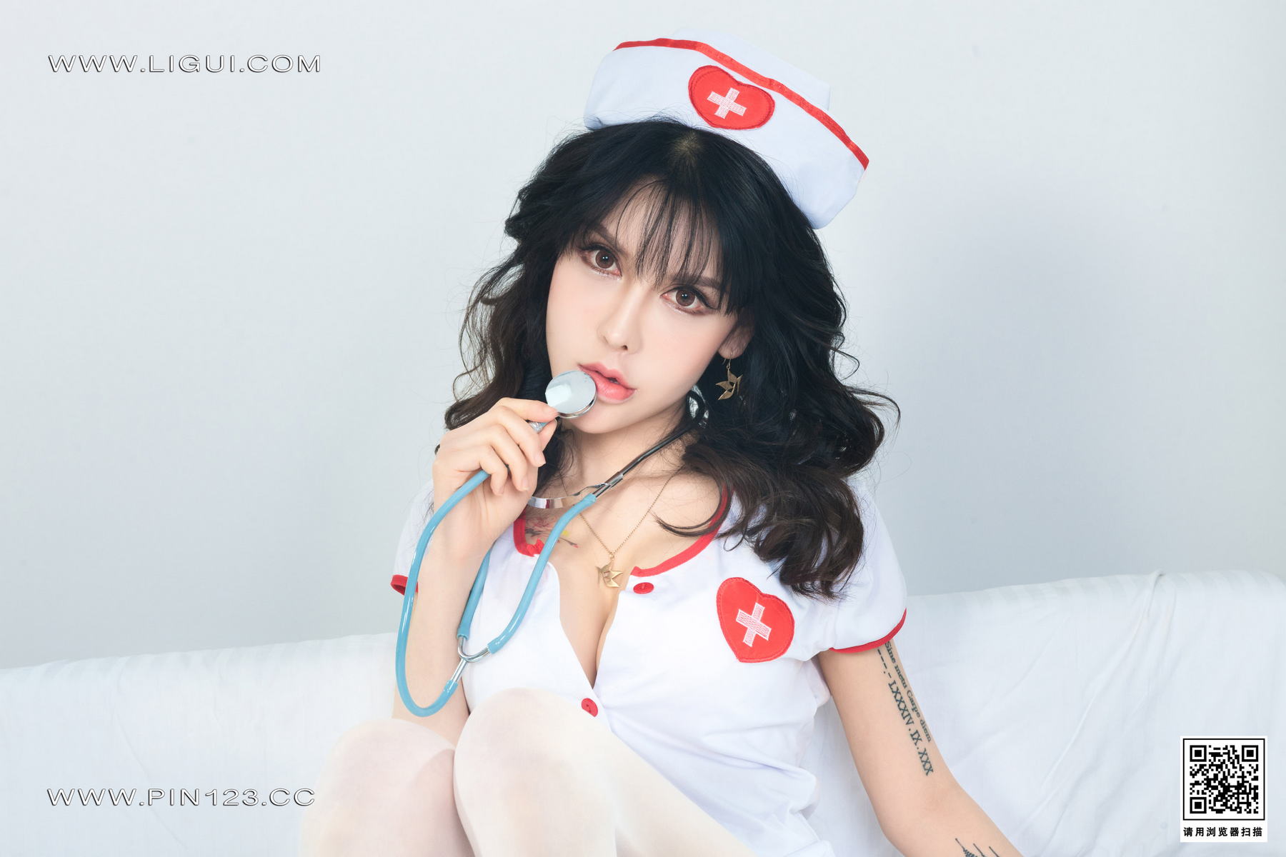 [Ligui丽柜] 2023.04.17《白丝天使》猫猫第17张