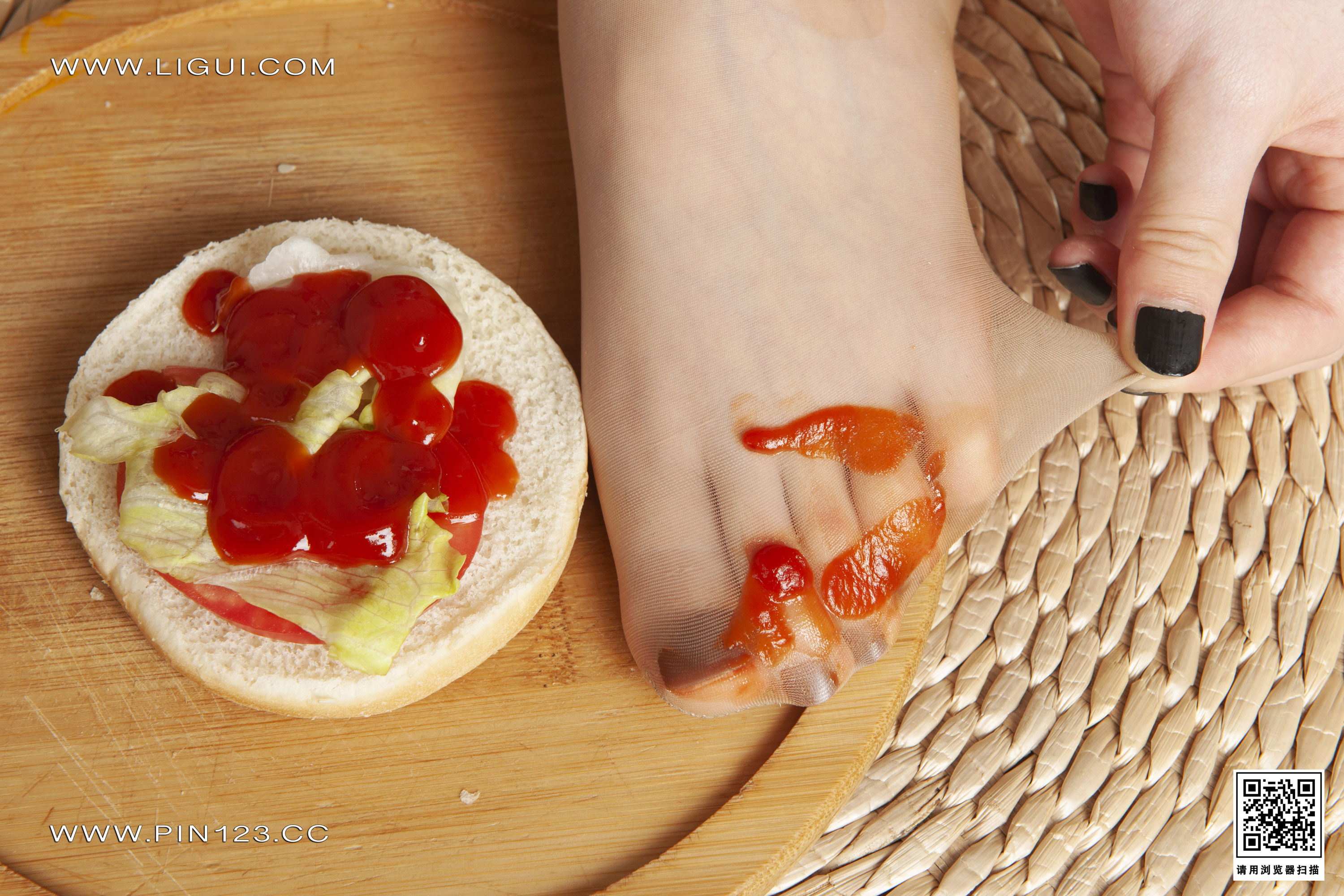 [Ligui丽柜] 2023.04.24《肉丝汉堡》橙子第2张