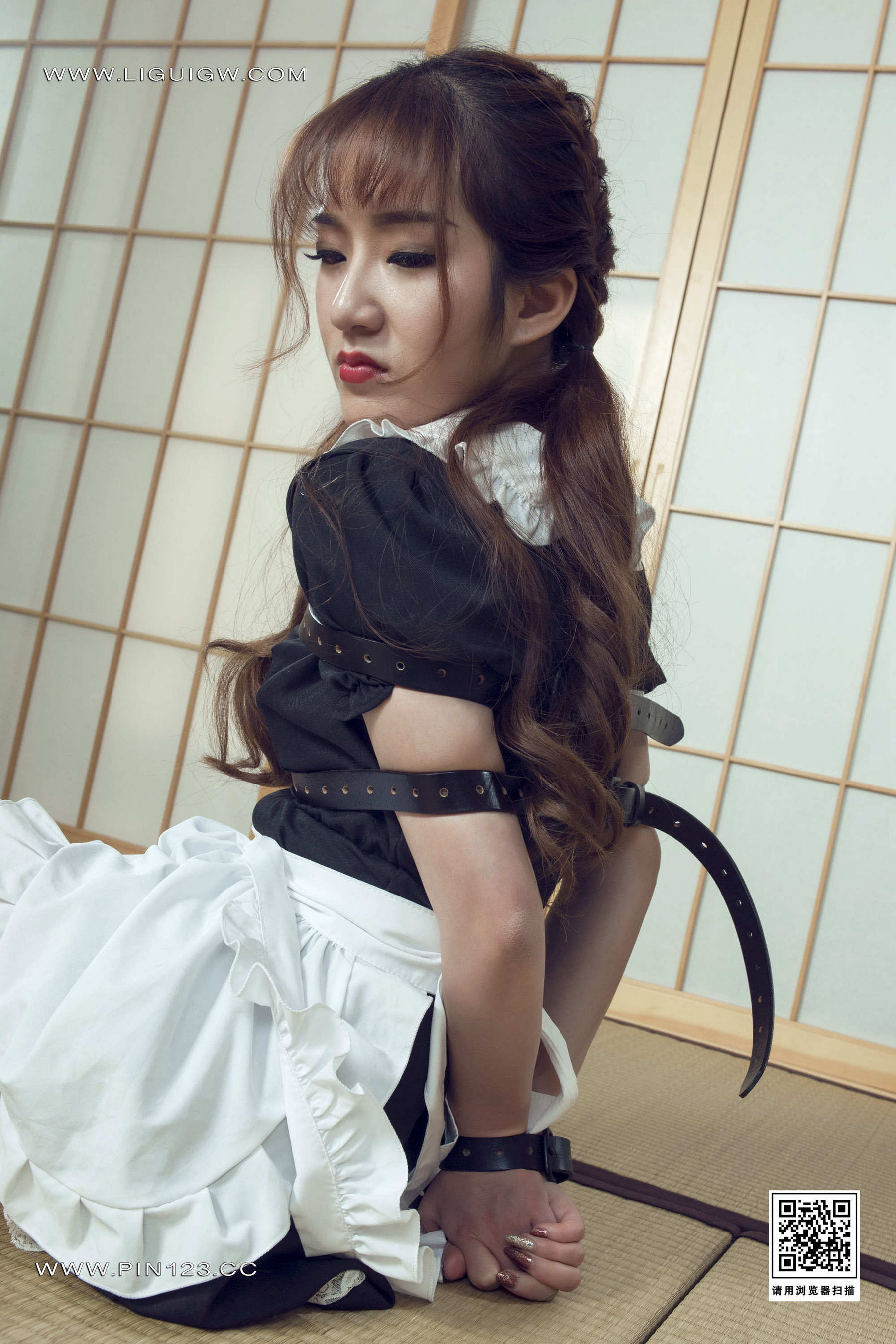 [Ligui丽柜] 2023.10.06 惩戒女佣 汐汐第14张