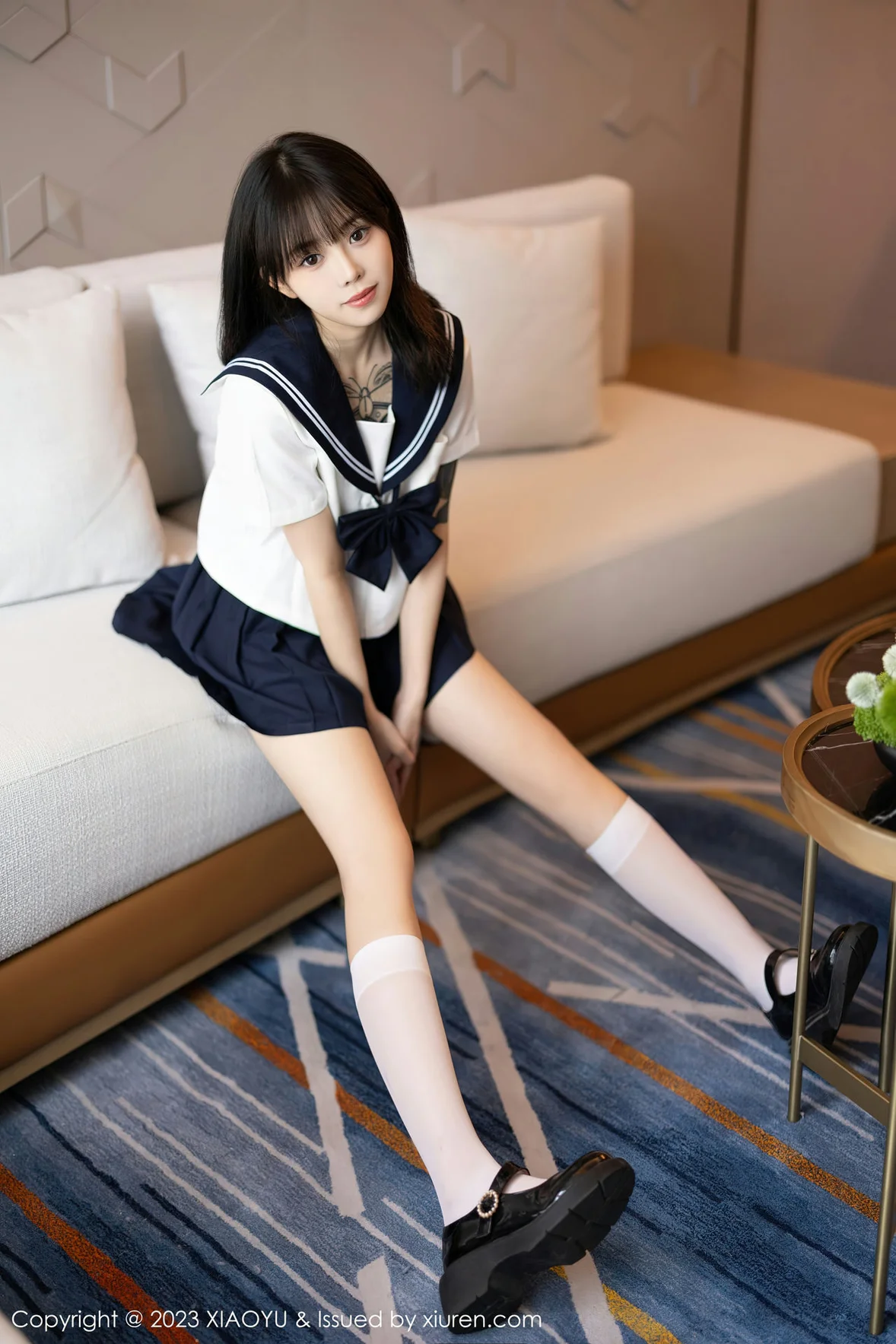  XIAOYU 语画 Vol.1087 奶瓶. 白色学妹服饰性感写真 [89P]第8张
