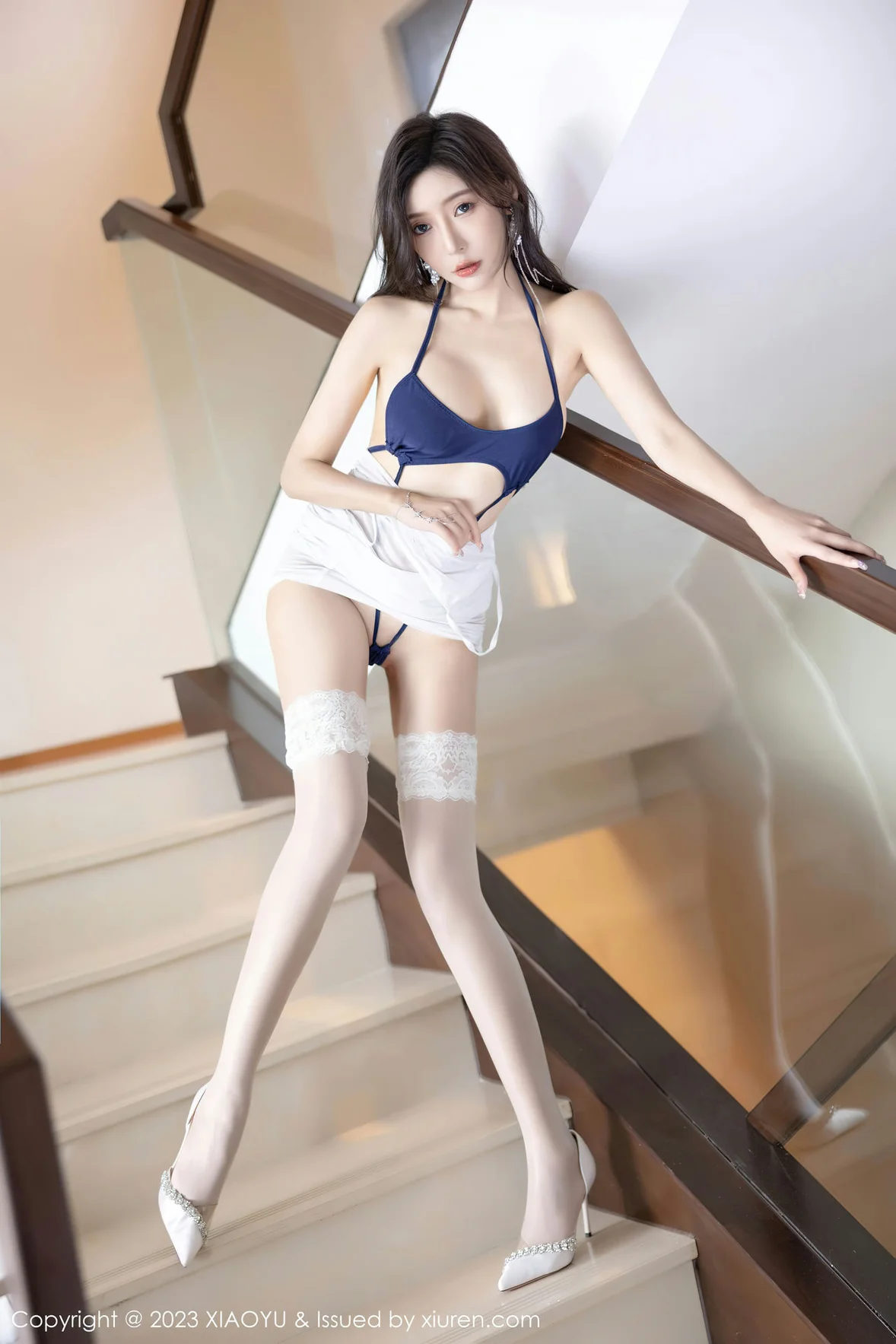  XIAOYU 语画界 Vol.1052 王馨瑶yanni 白色轻透连衣长裙贵州旅拍 [98P]第21张