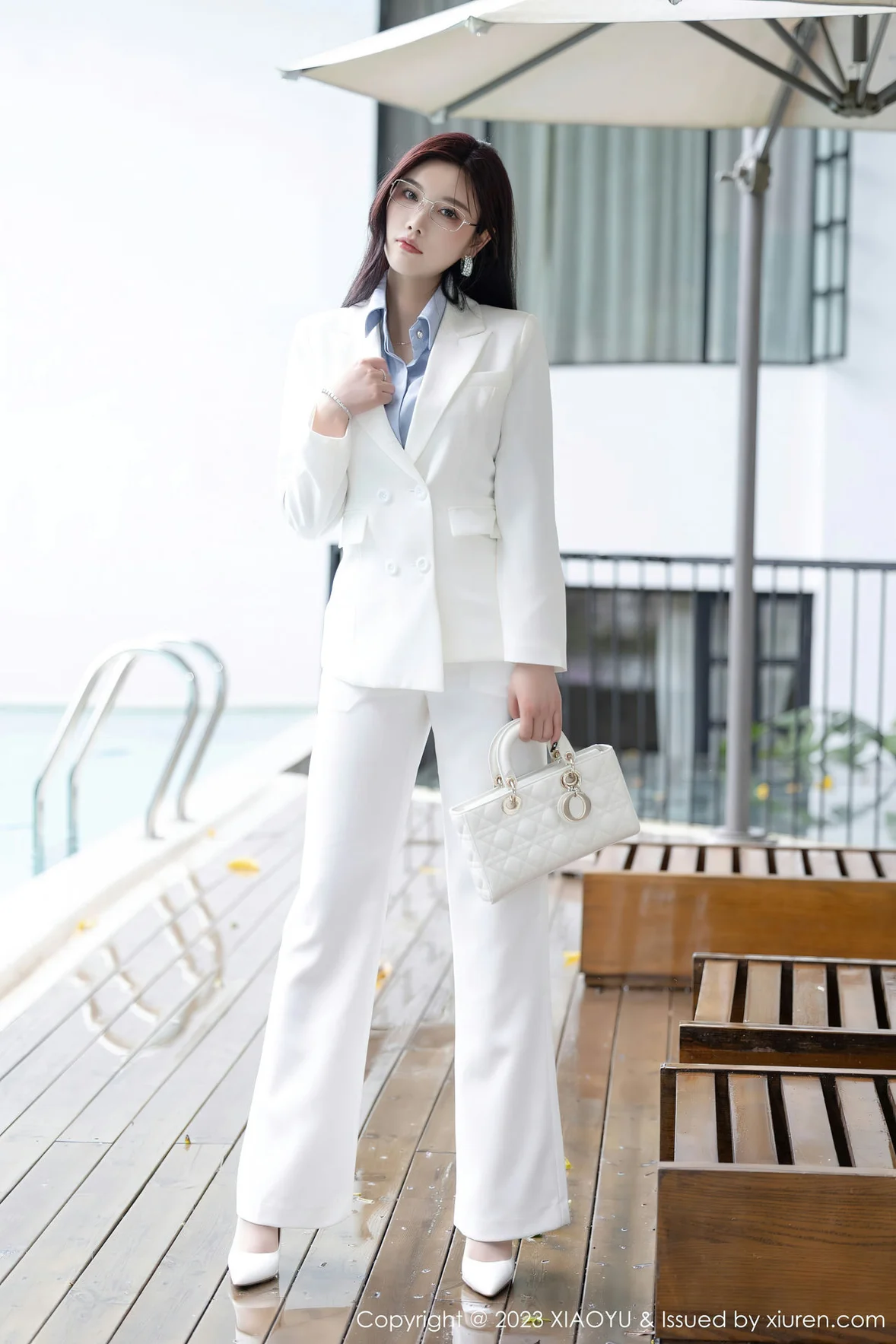  XIAOYU 语画 Vol.1065 杨晨晨Yome 白色简约OL贵州旅拍 [86P]第3张