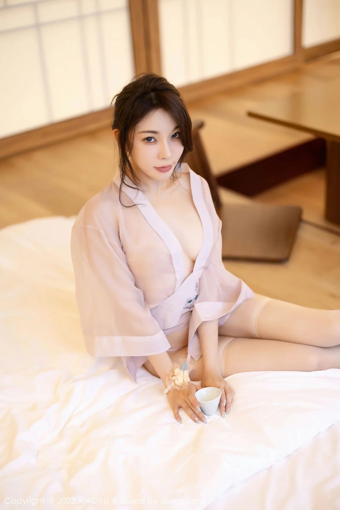  XIAOYU 语画 Vol.1076 徐莉芝Booty 轻透薄纱服饰性感写真 [85P]第10张