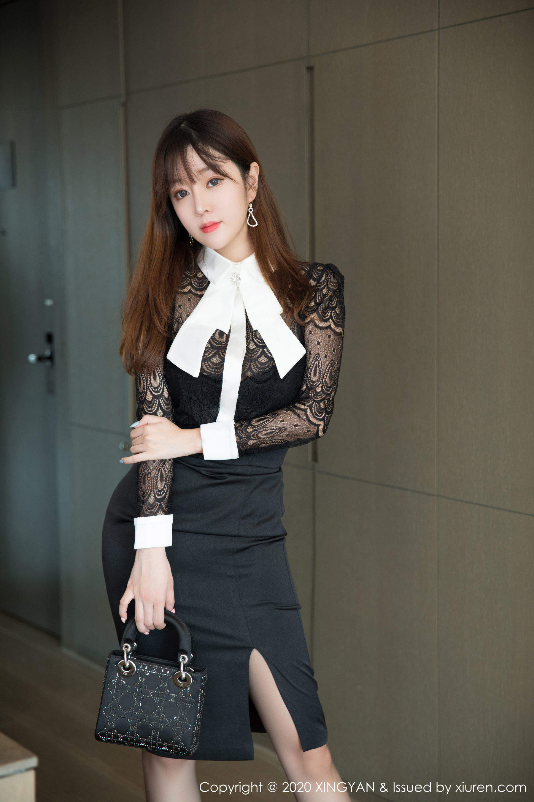 星颜社 Vol.134 王雨纯 &黑色内衣所散发出的魅力第20张