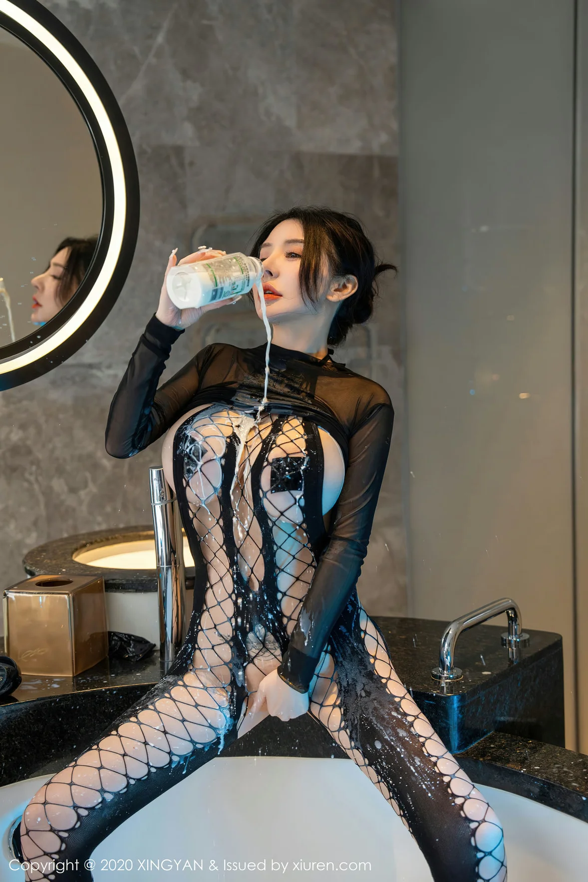  星颜社 Vol.210 潘娇娇 渔网式连体衣写真 [78P]第16张