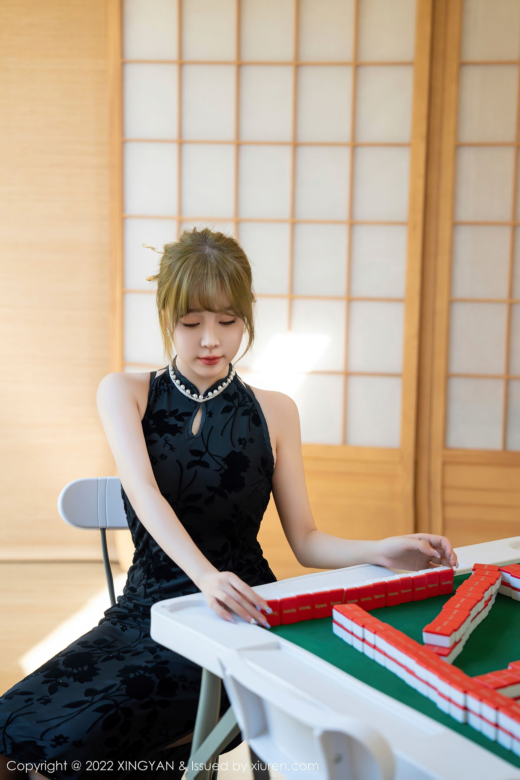 星颜社 VOL.148 王雨纯 黑丝美臀第19张