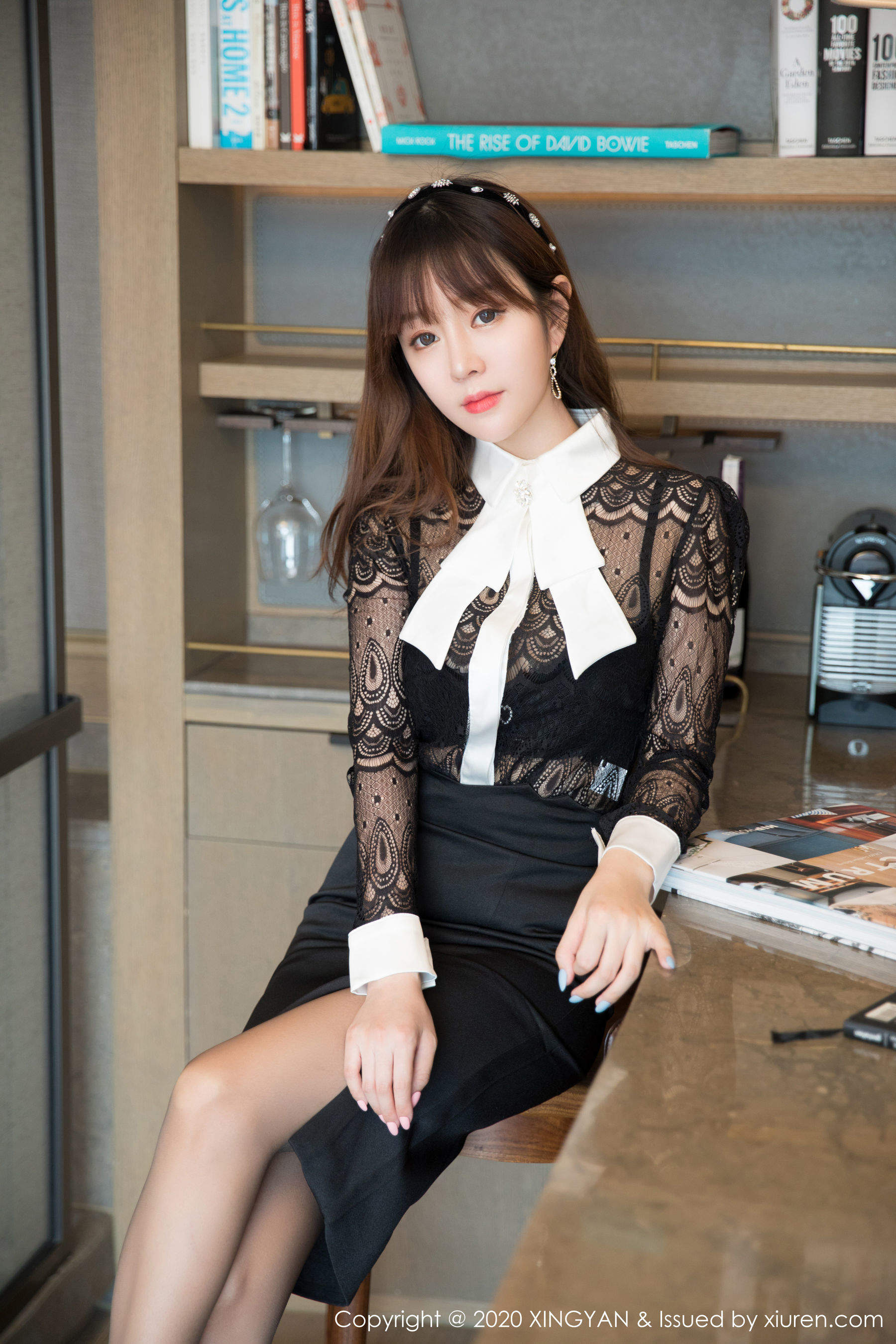  星颜社 Vol.134 王雨纯 &黑色内衣所散发出的魅力第14张
