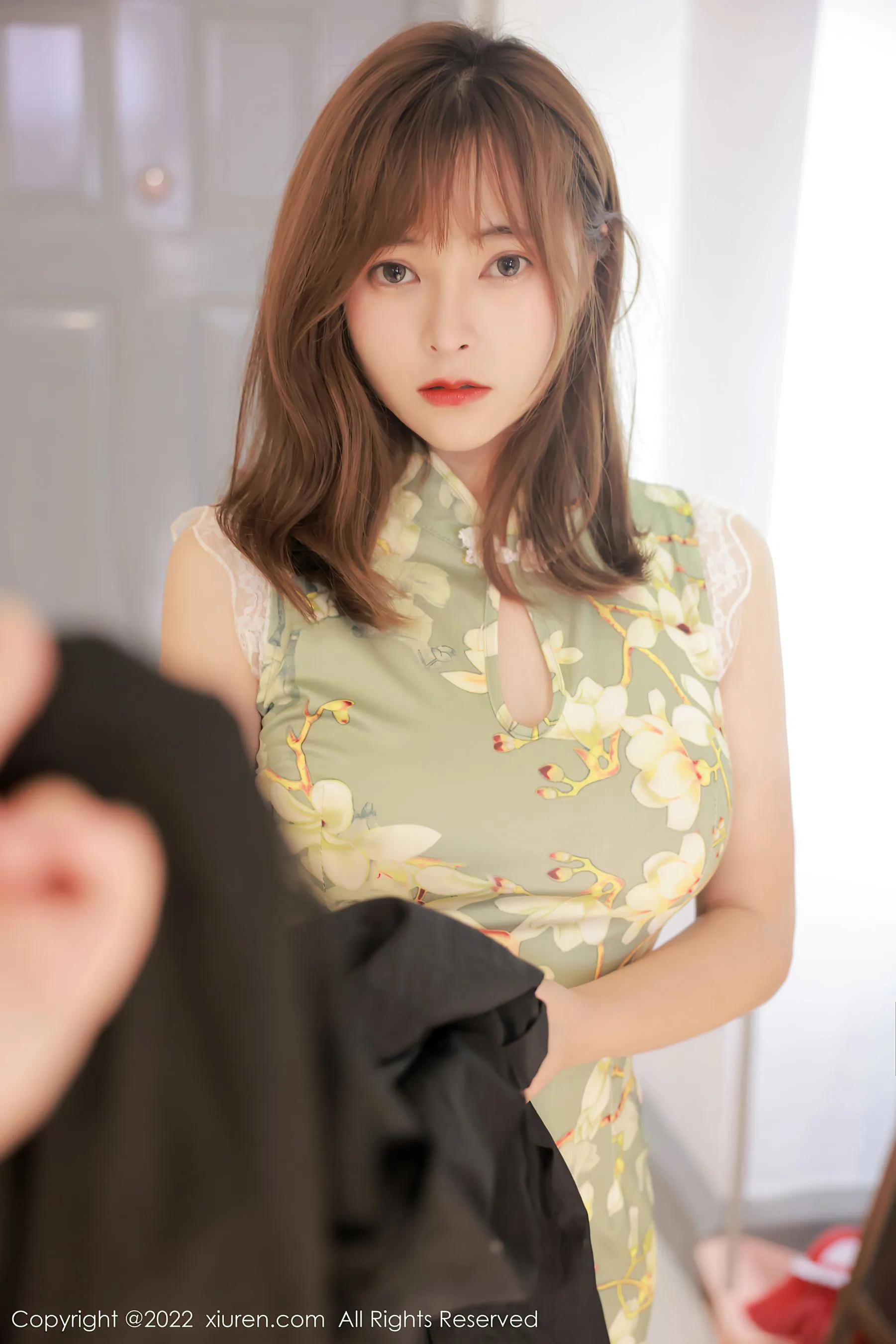  秀人网 No.4895 奈沐子 旗袍写真第17张