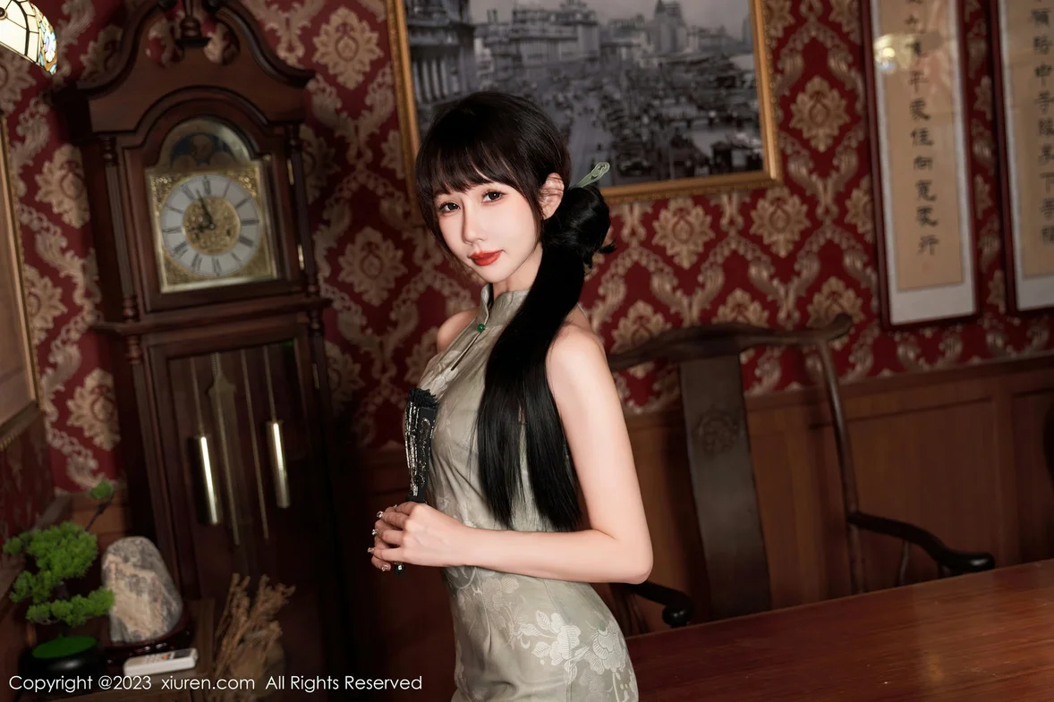  XiuRen 秀人 No.7337 波巧酱 旗袍捆绑旅拍写真 [91P]第5张