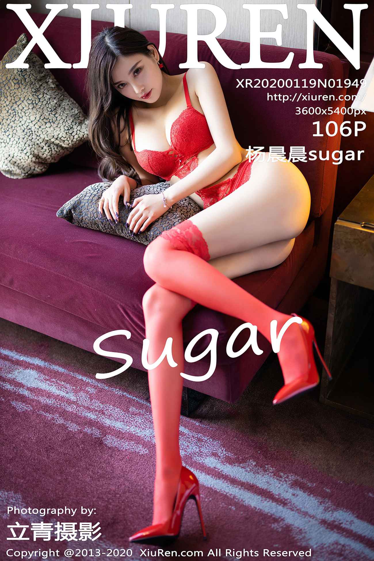 [Xiuren绣人网]XR20200119N01949 2020.01.19 NO.1949 猩红的精致内一 杨晨晨sugar[54+1P]第22张