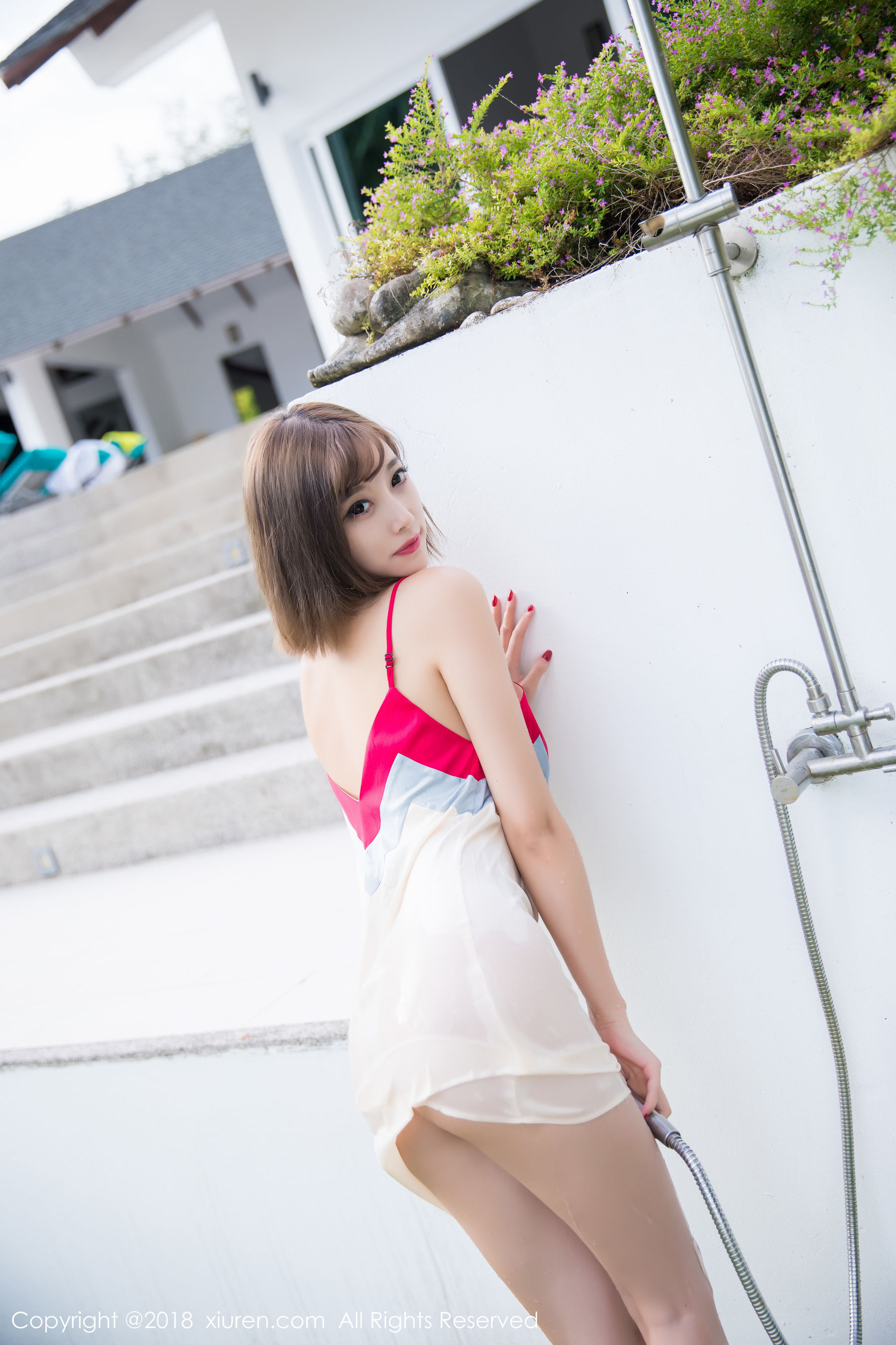  杨晨晨sugar《白衬衫、蕾丝内衣》 XiuRen 秀人网 No.1027第16张