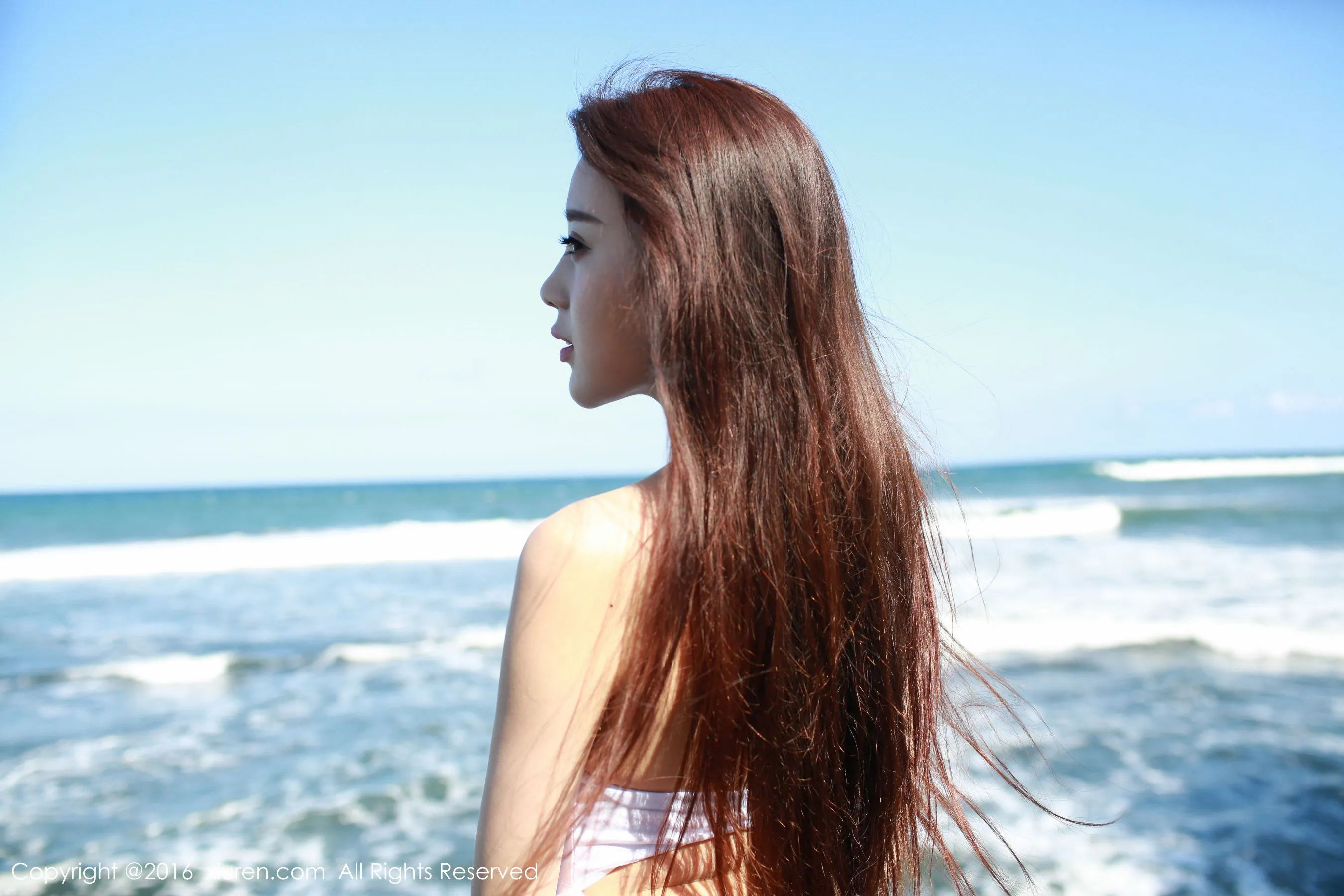 赵小米kitty《性感的高叉V连体露背装》 秀人网 No.540第16张