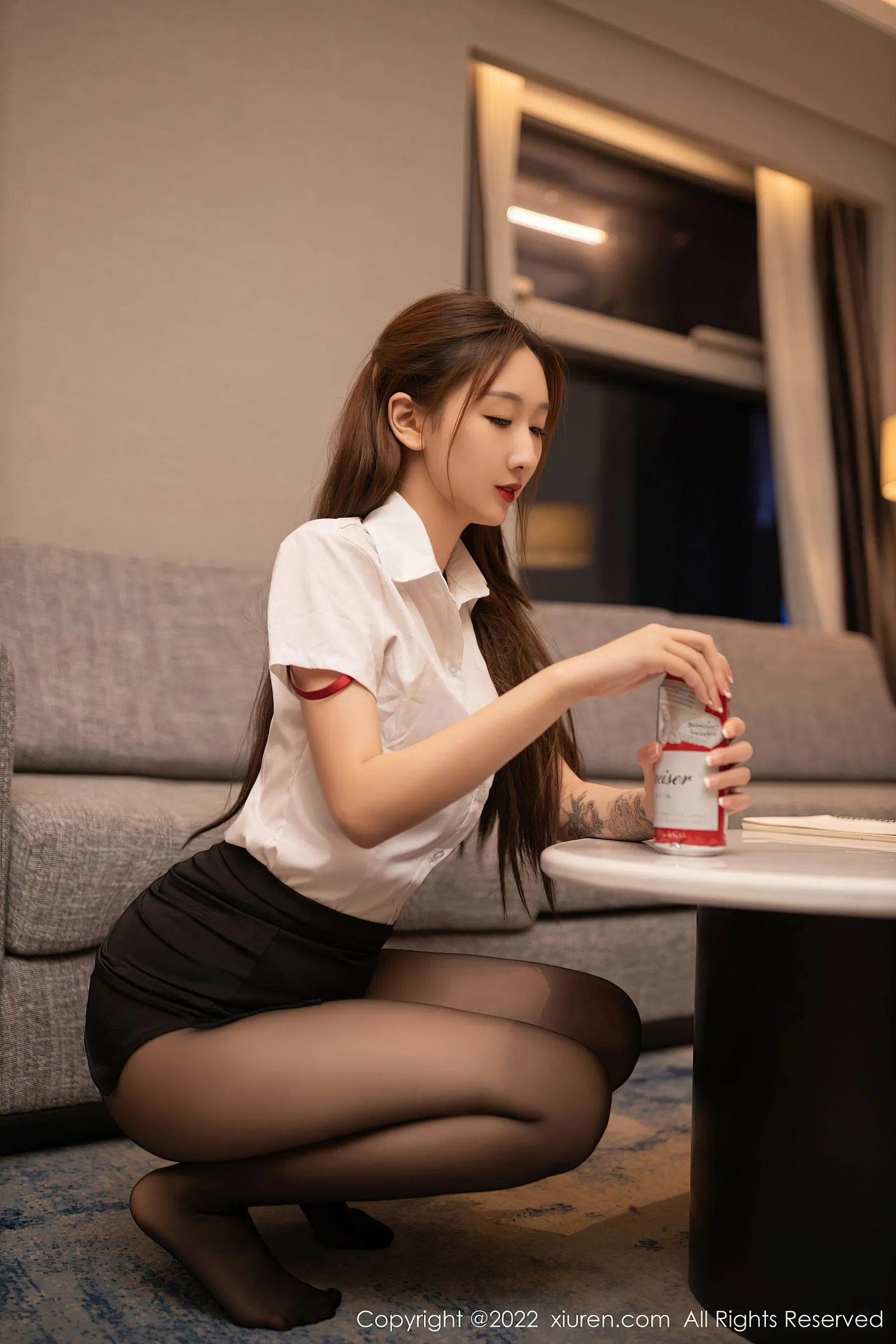  秀人网 No.5490 江真真 黑丝美腿第17张