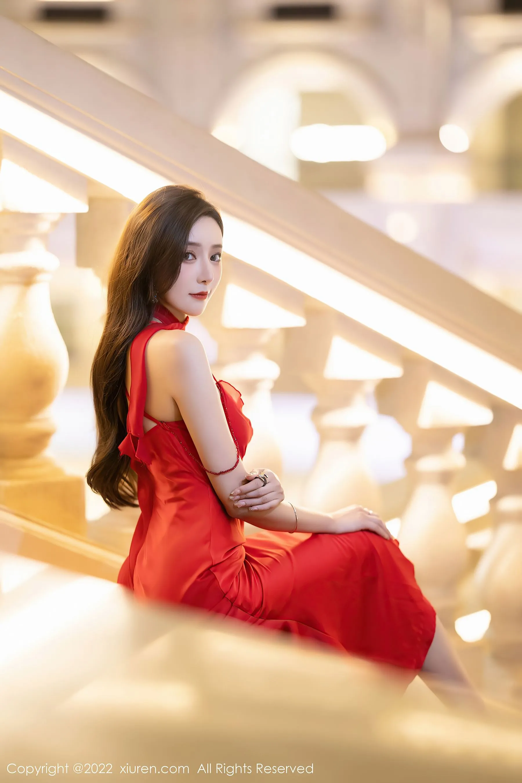  秀人网 No.5470 王馨瑶yanni 长裙美腿第18张