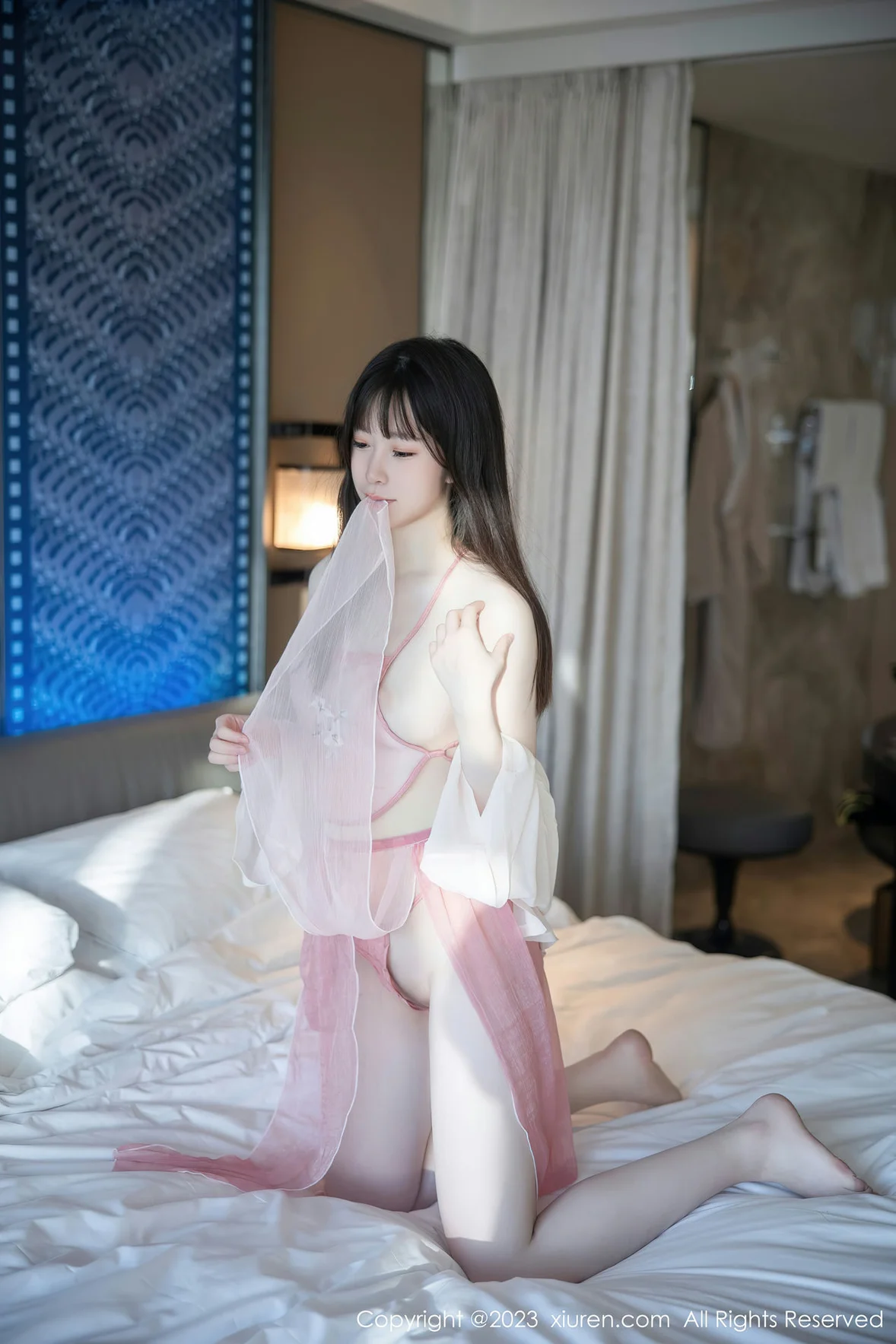  XiuRen 秀人 No.6926 林悠悠 首套写真粉色古装 [78P]第13张