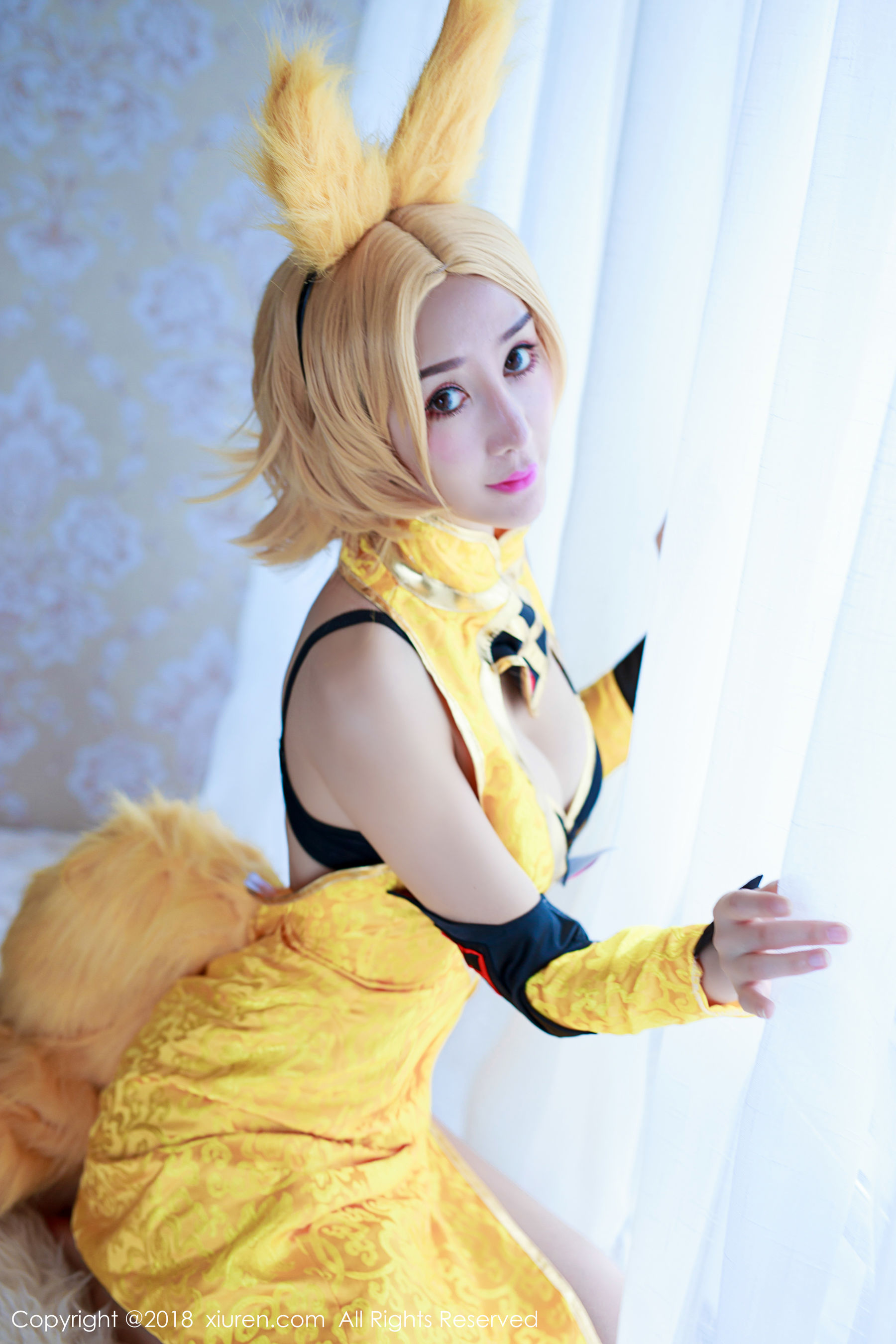 邹晶晶女王《王者荣耀妲己COS》 秀人 No.937第1张