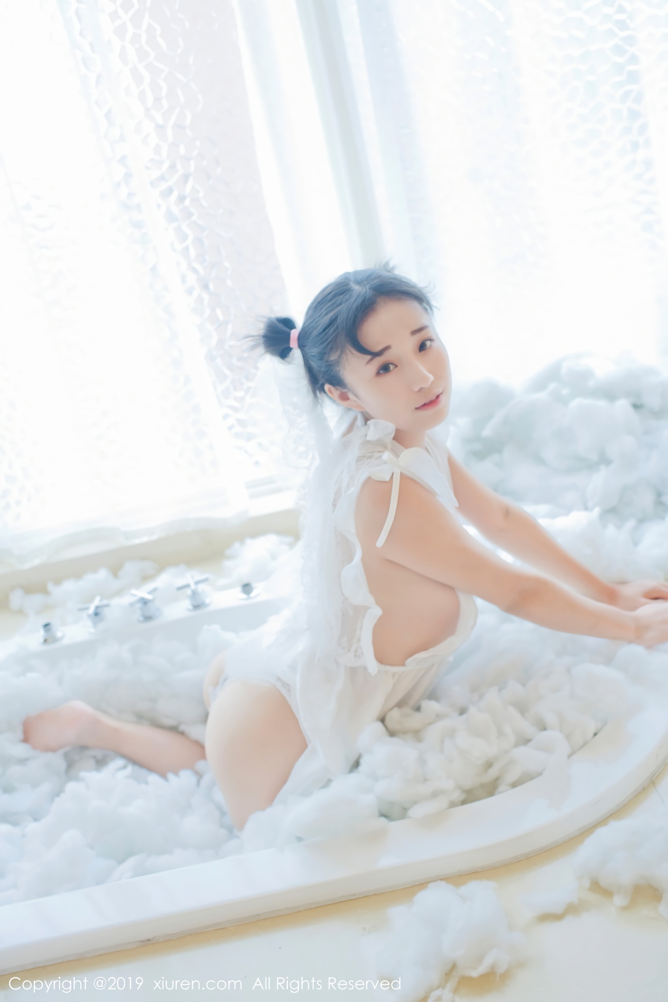 [Xiuren绣人网]XR20190116N01313 2019.01.16 NO.1313 蕾SI小新娘+日系蓝色体操服 仓井优香[45+1P]第8张