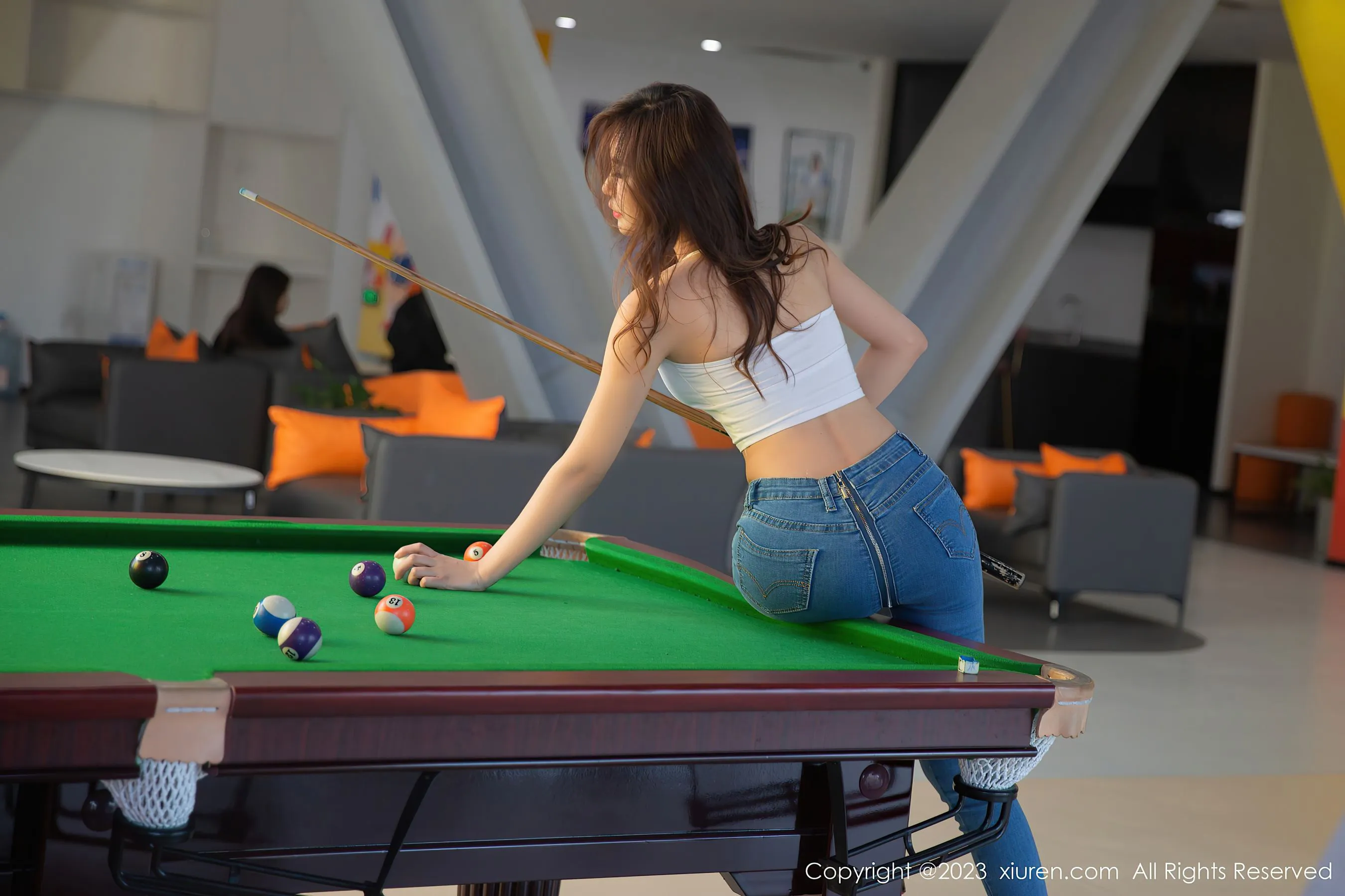  秀人网 No.6690 绮里嘉ula 桌球室美腿第2张