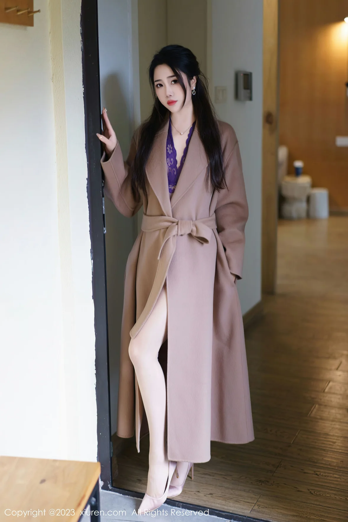  XiuRen 秀人 No.7315 严利娅Yuliya 紫色蕾丝情趣性感写真 [64P]第1张