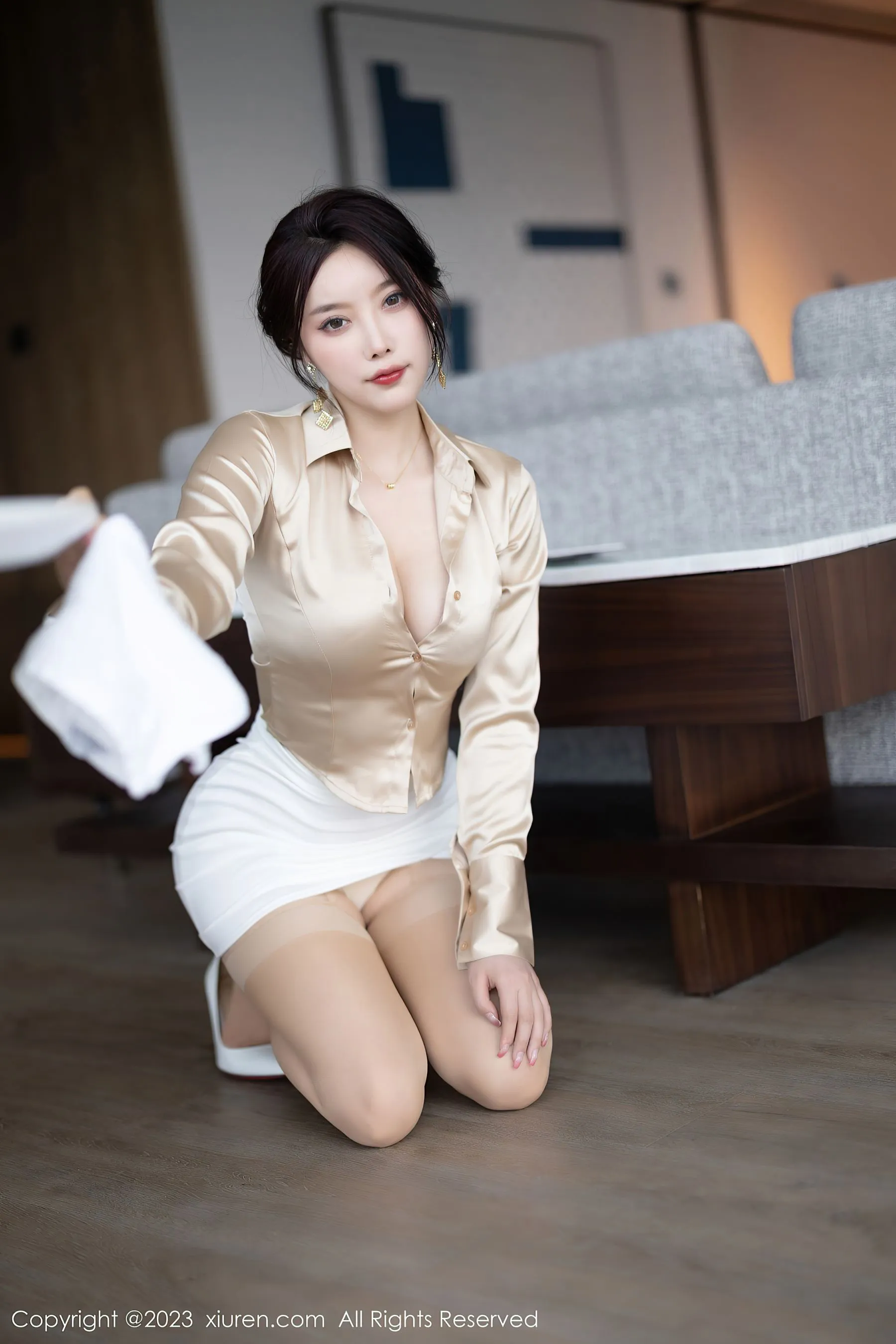  秀人网 No.6620 杨晨晨Yome 美臀短裙第29张