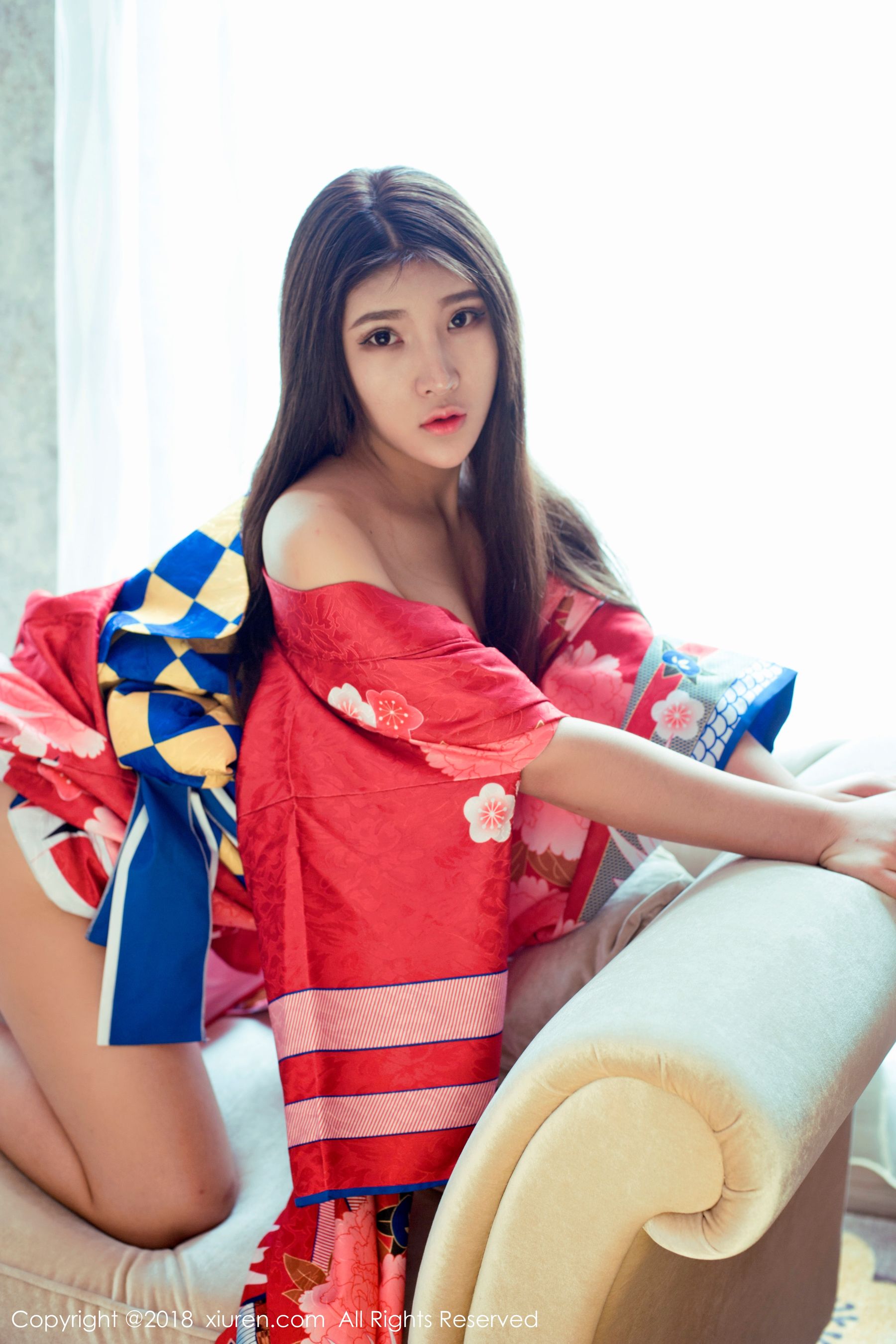 当然是小熊呀《比基尼和日本花魁和服》 秀人网XIUREN No.973第6张