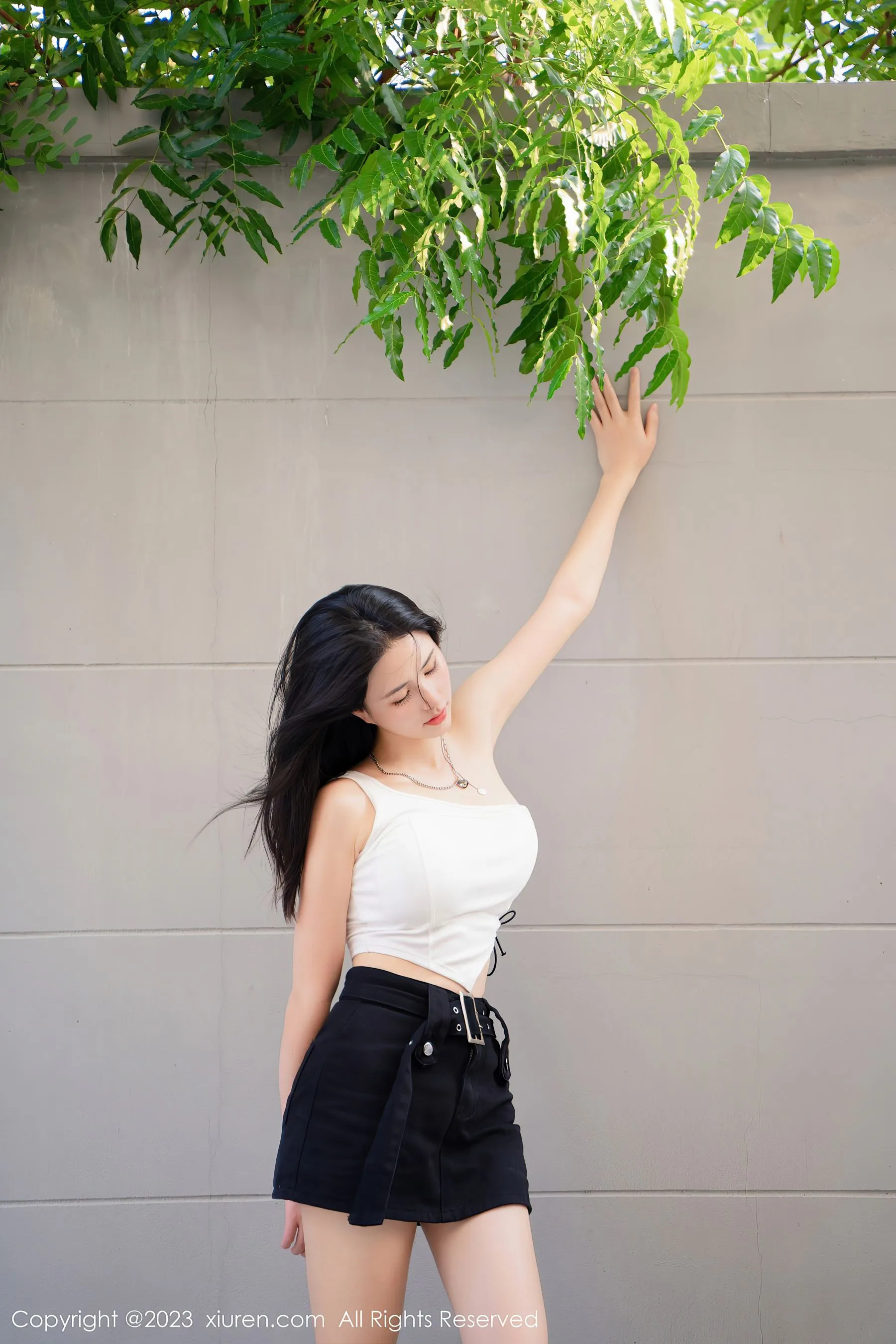  秀人网 No.6798 艾希儿 清爽美腿第17张