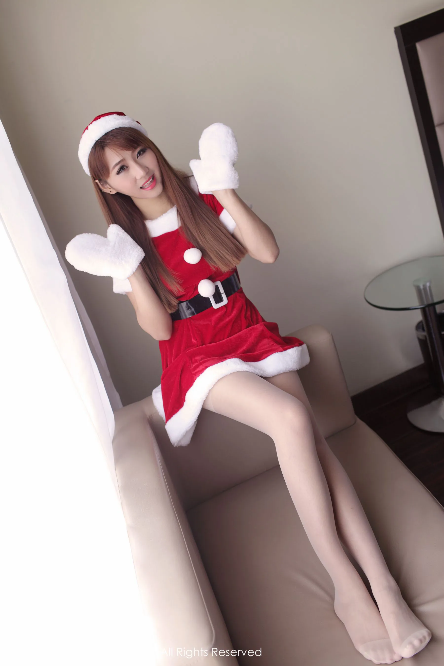  区静瑶《小女生yoyo》 秀人网 No.091第2张