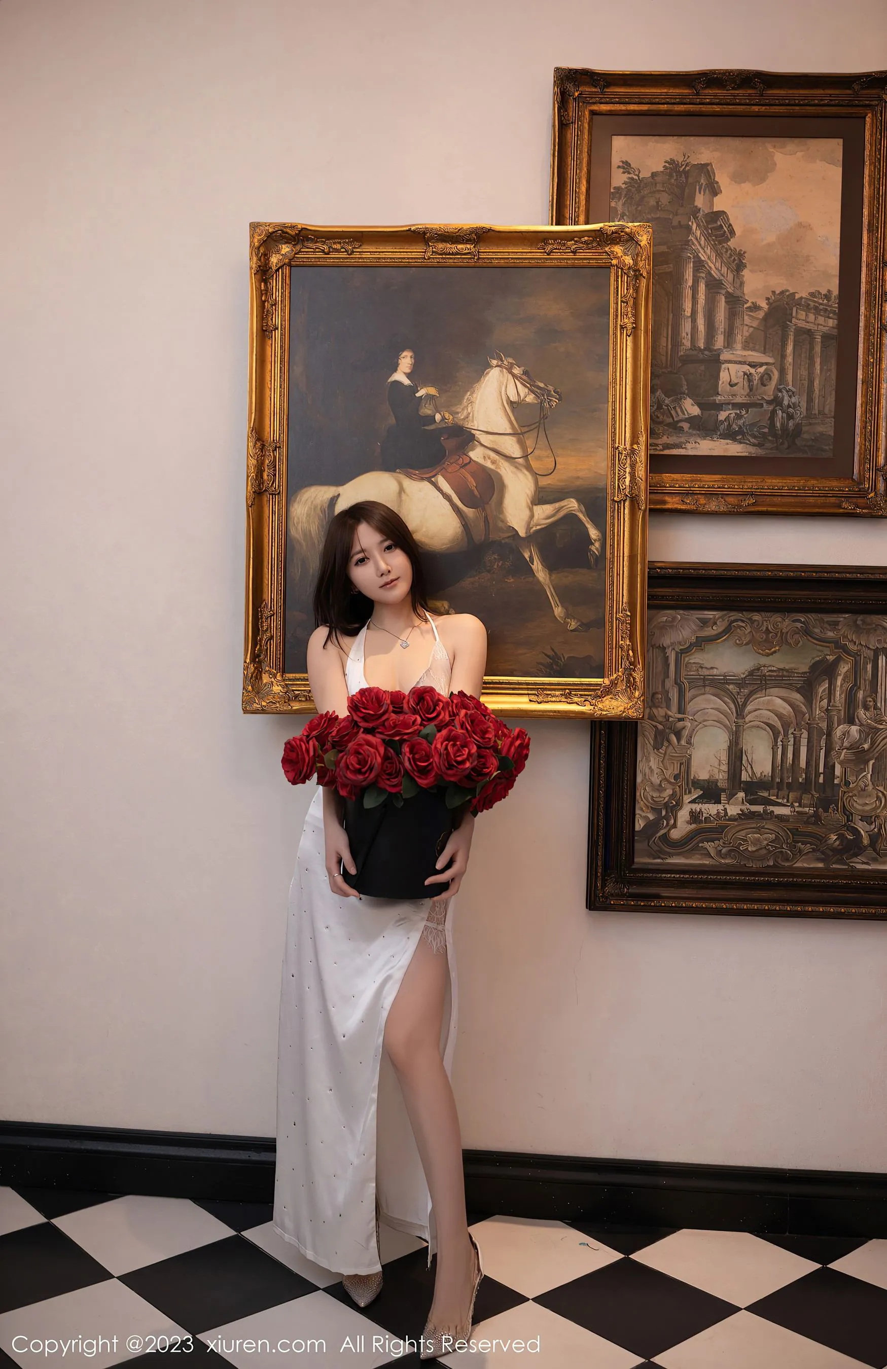  秀人网 No.6732 鱼子酱Fish 长裙美臀第20张