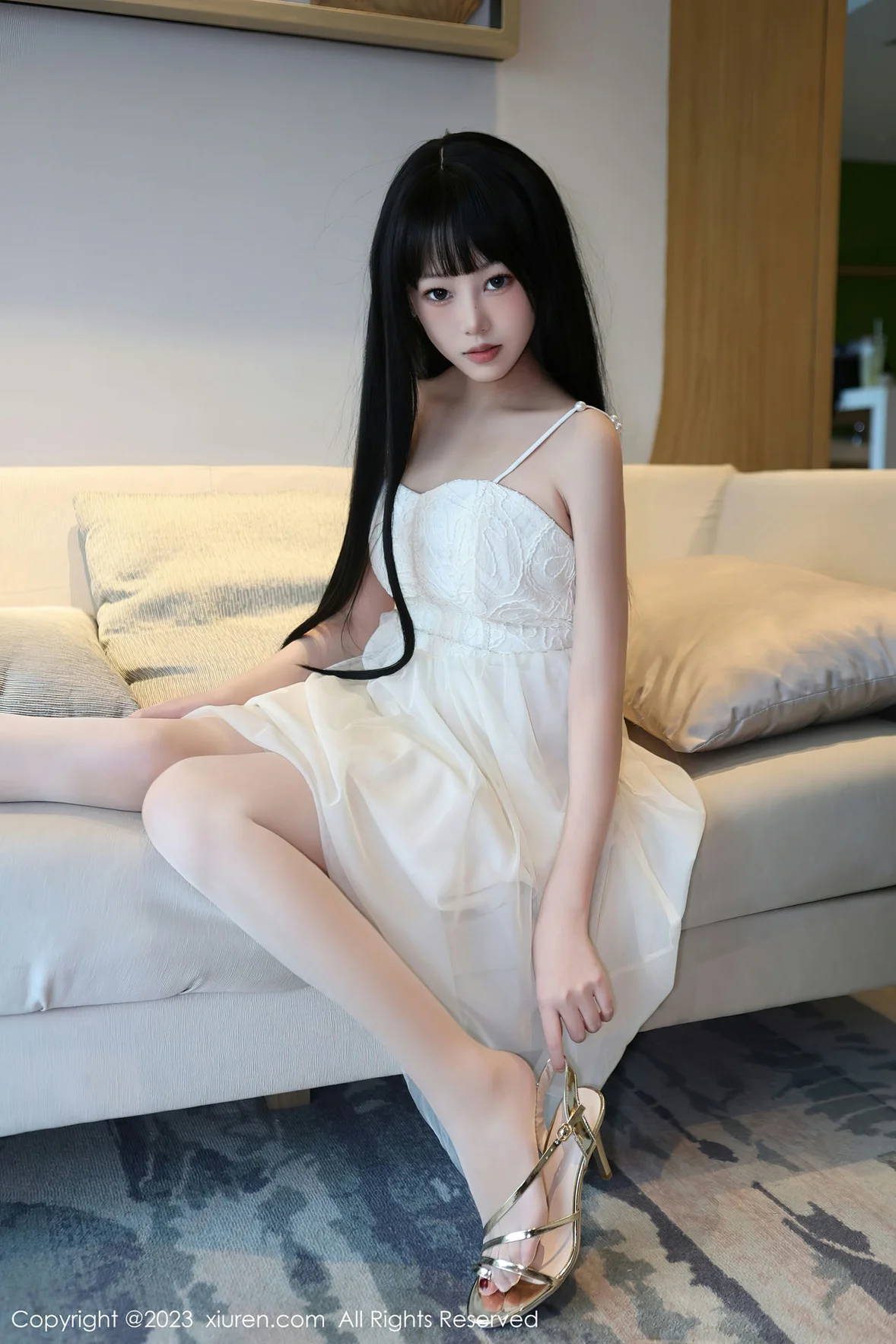  XiuRen 秀人 No.6828 早川京子 连衣长裙性感写真 [80P]第4张