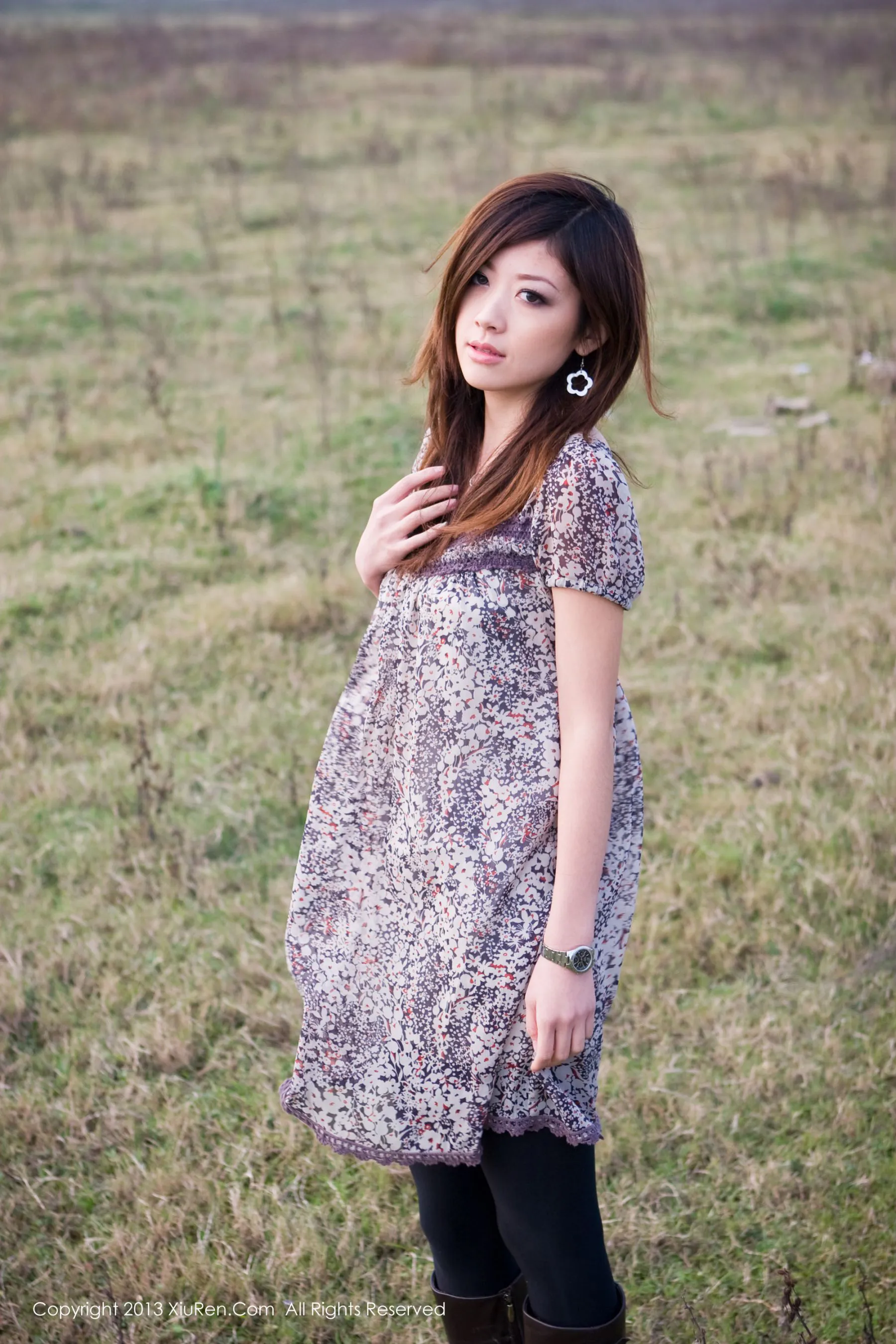  模特加菲《高挑的梦中情人》 秀人网 No.016第4张